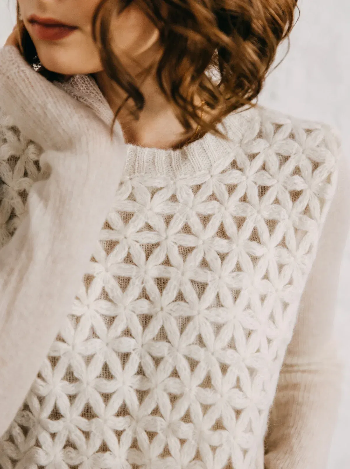 jasmine vest - white