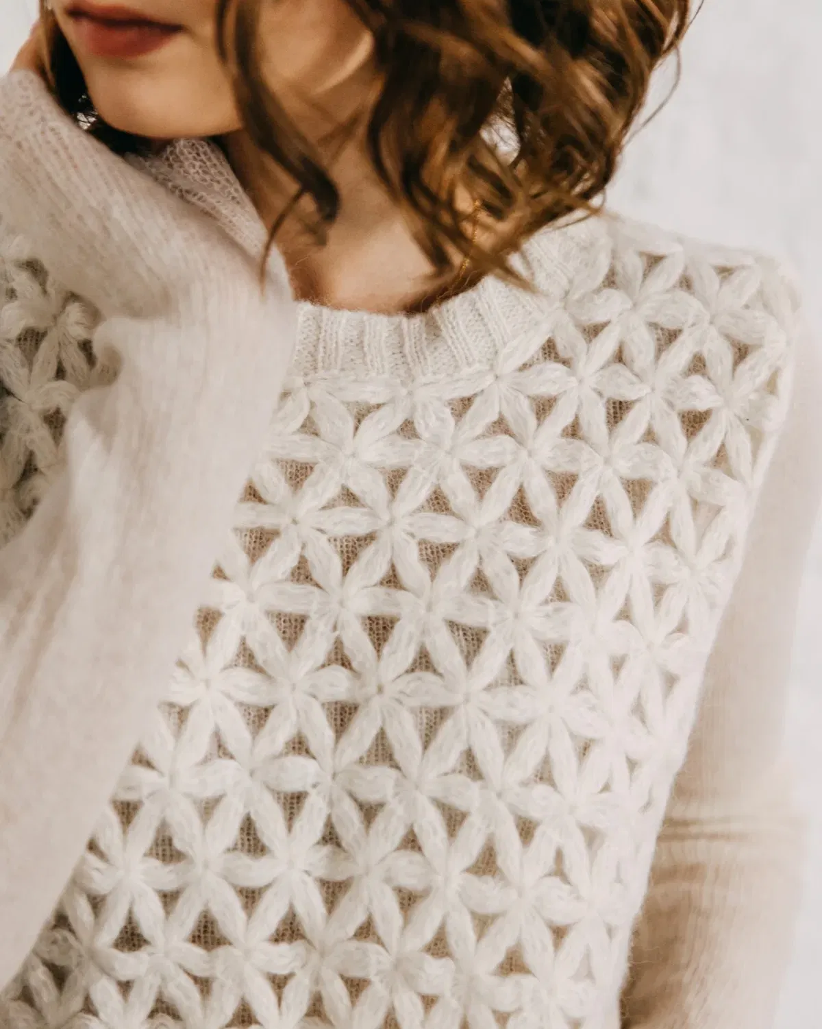 jasmine vest - white