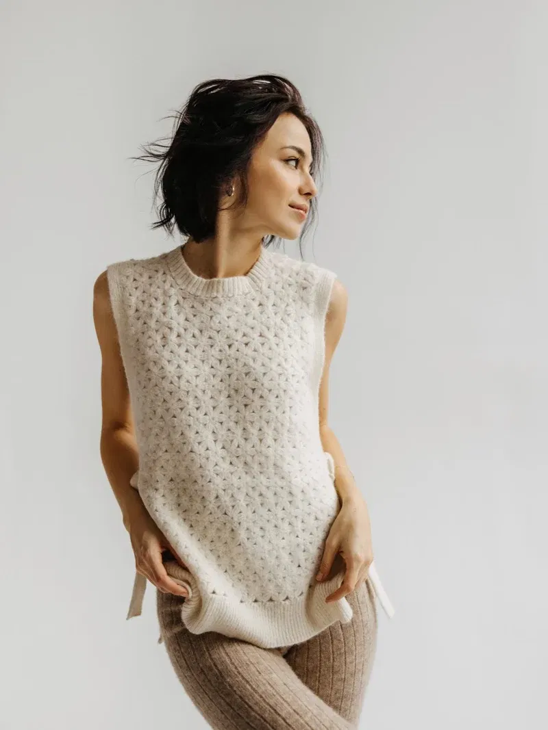 Jasmine Vest - White