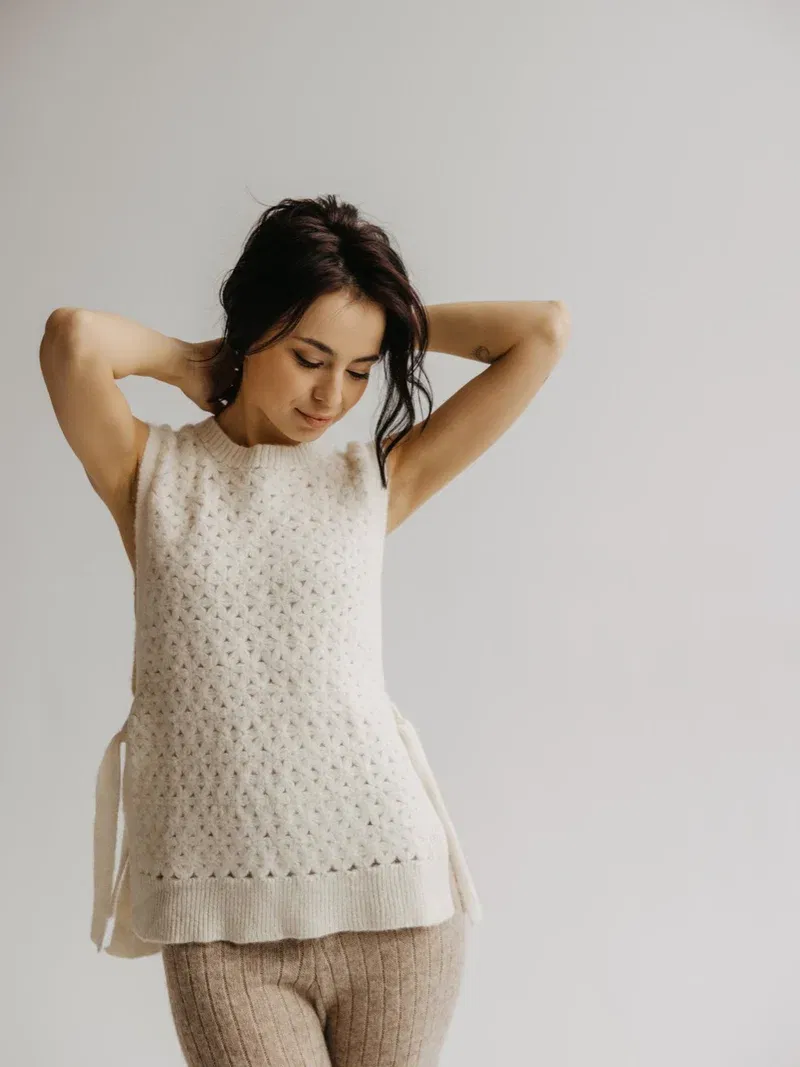 Jasmine Vest - White