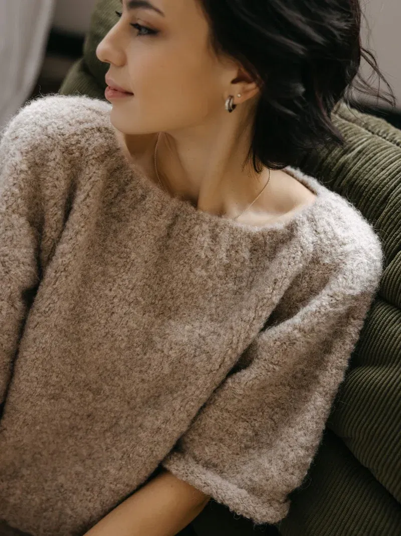 Jasmine Sweater - Light Brown