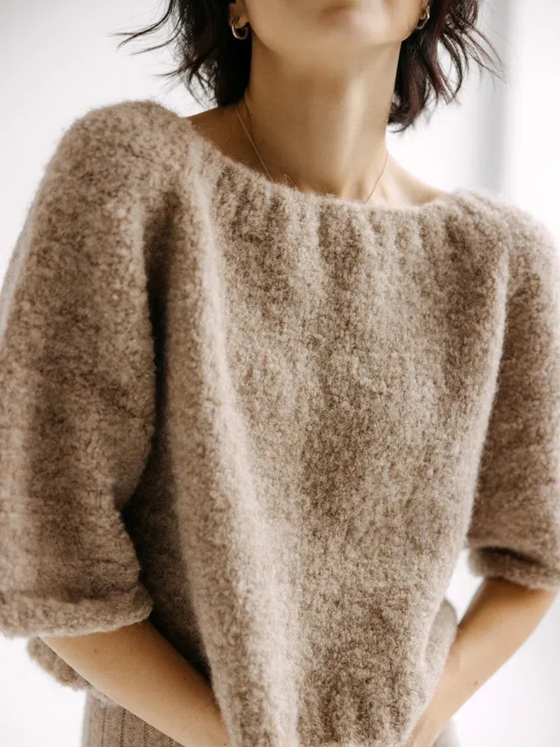 Jasmine Sweater - Light Brown