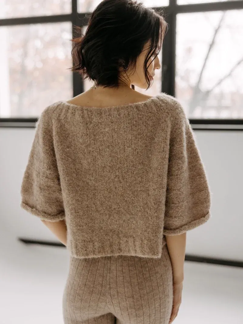 Jasmine Sweater - Light Brown