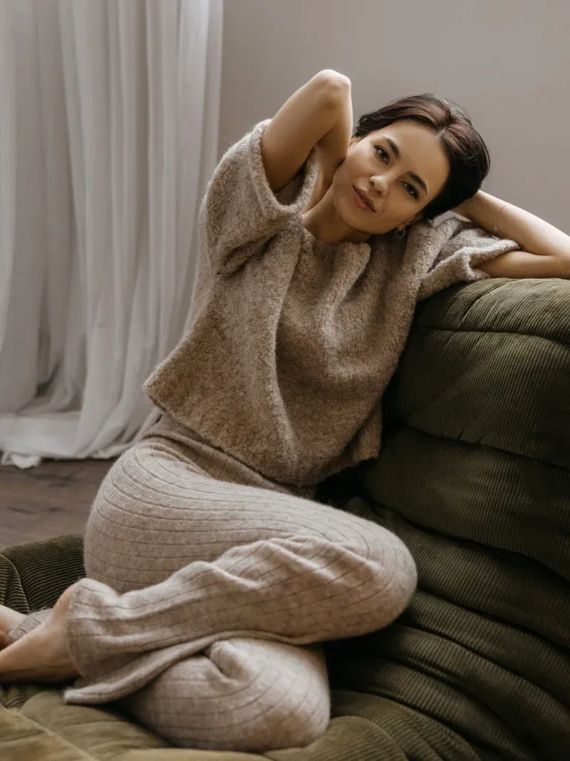 Jasmine Sweater - Light Brown