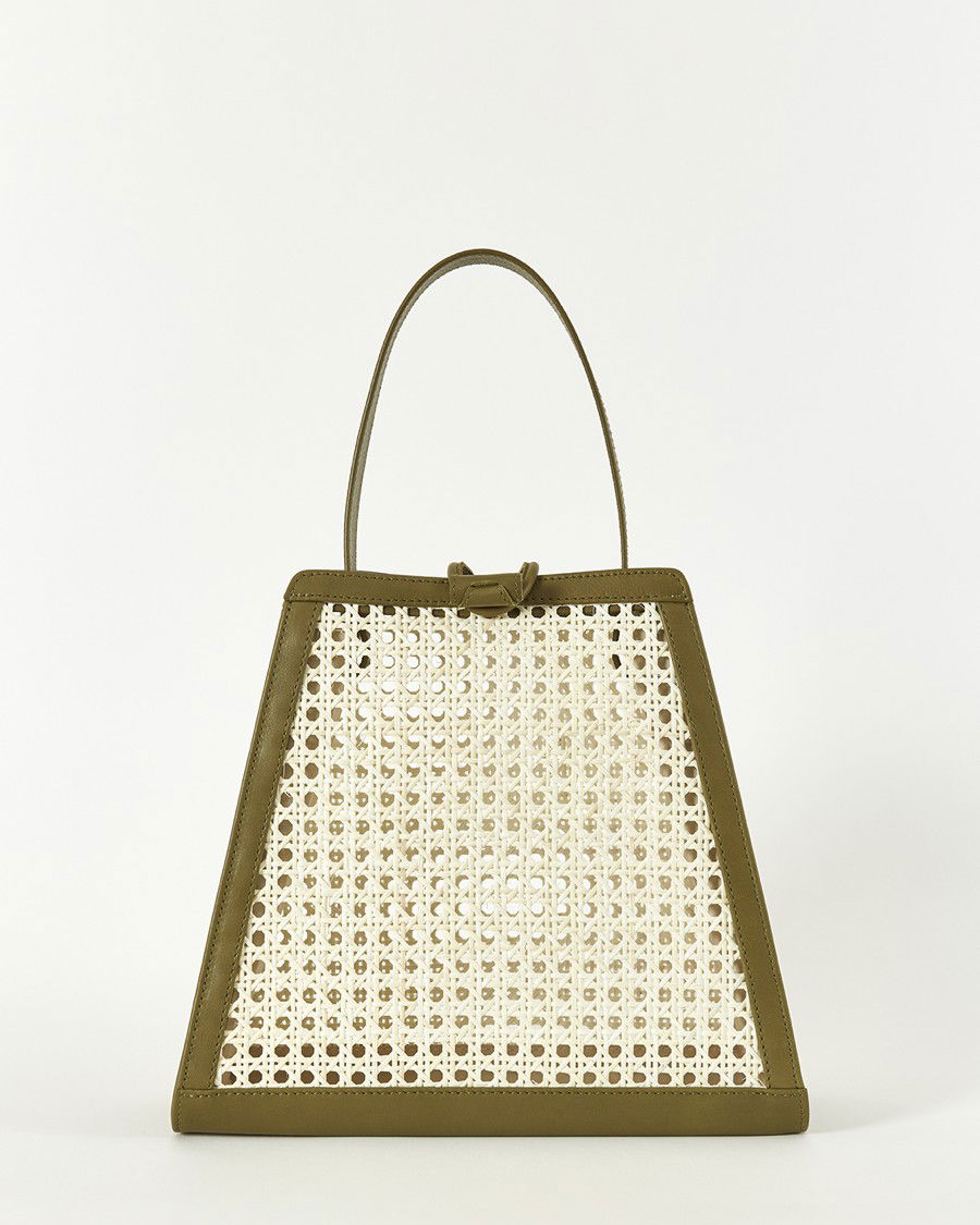 Khaki Chaîse Tour Handbag