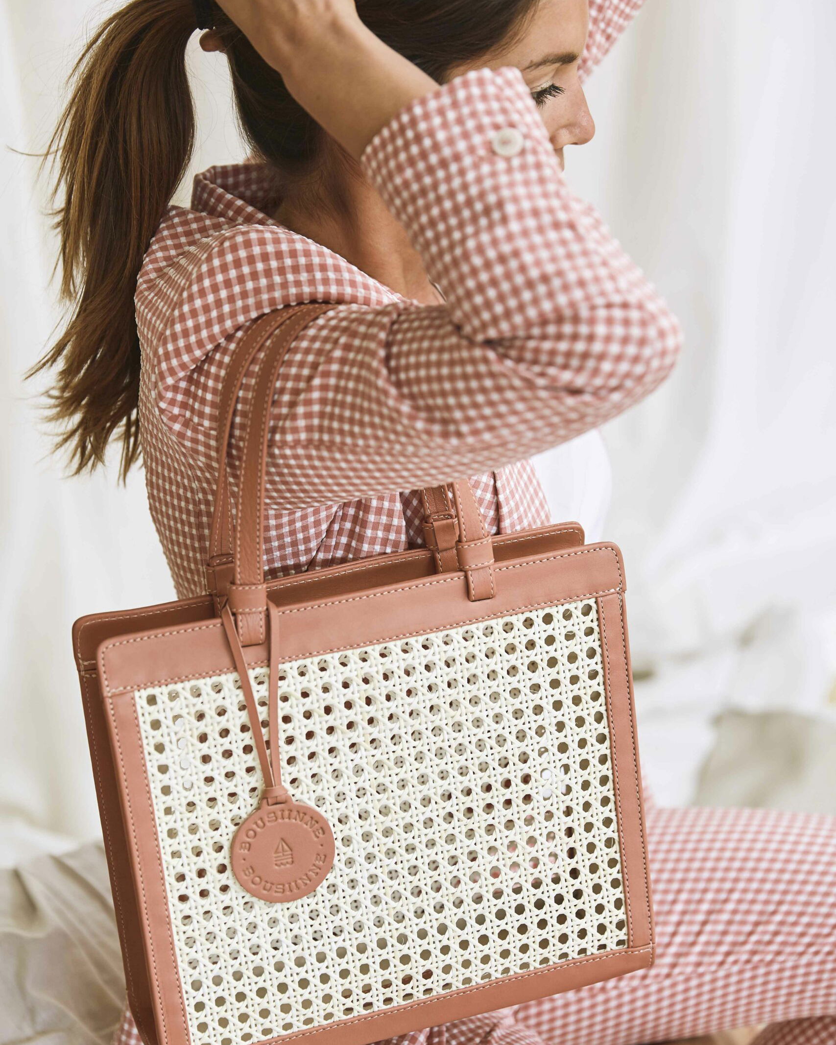 Coral Chaîse Carré Handbag