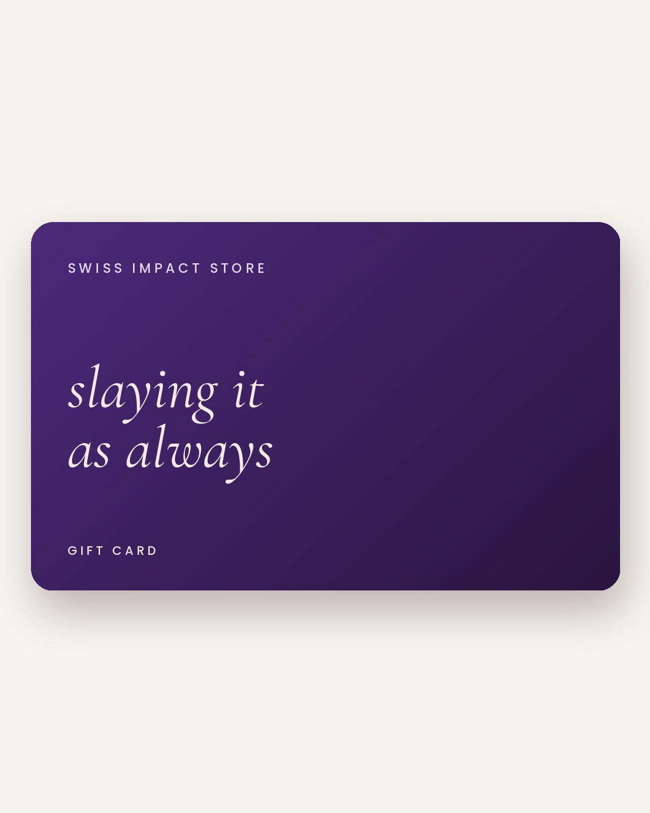 SiS Gift Card