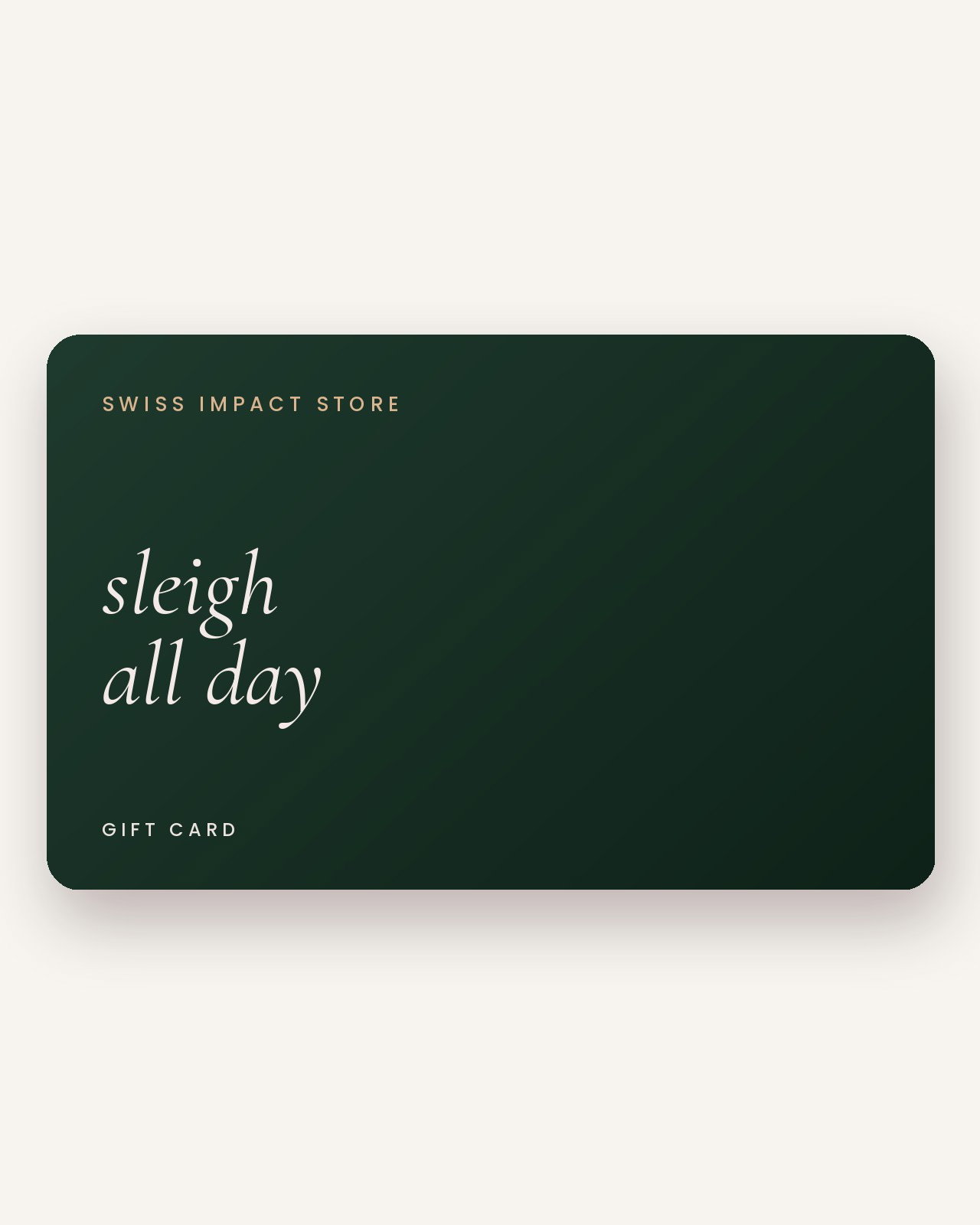 SiS Holiday Gift Card