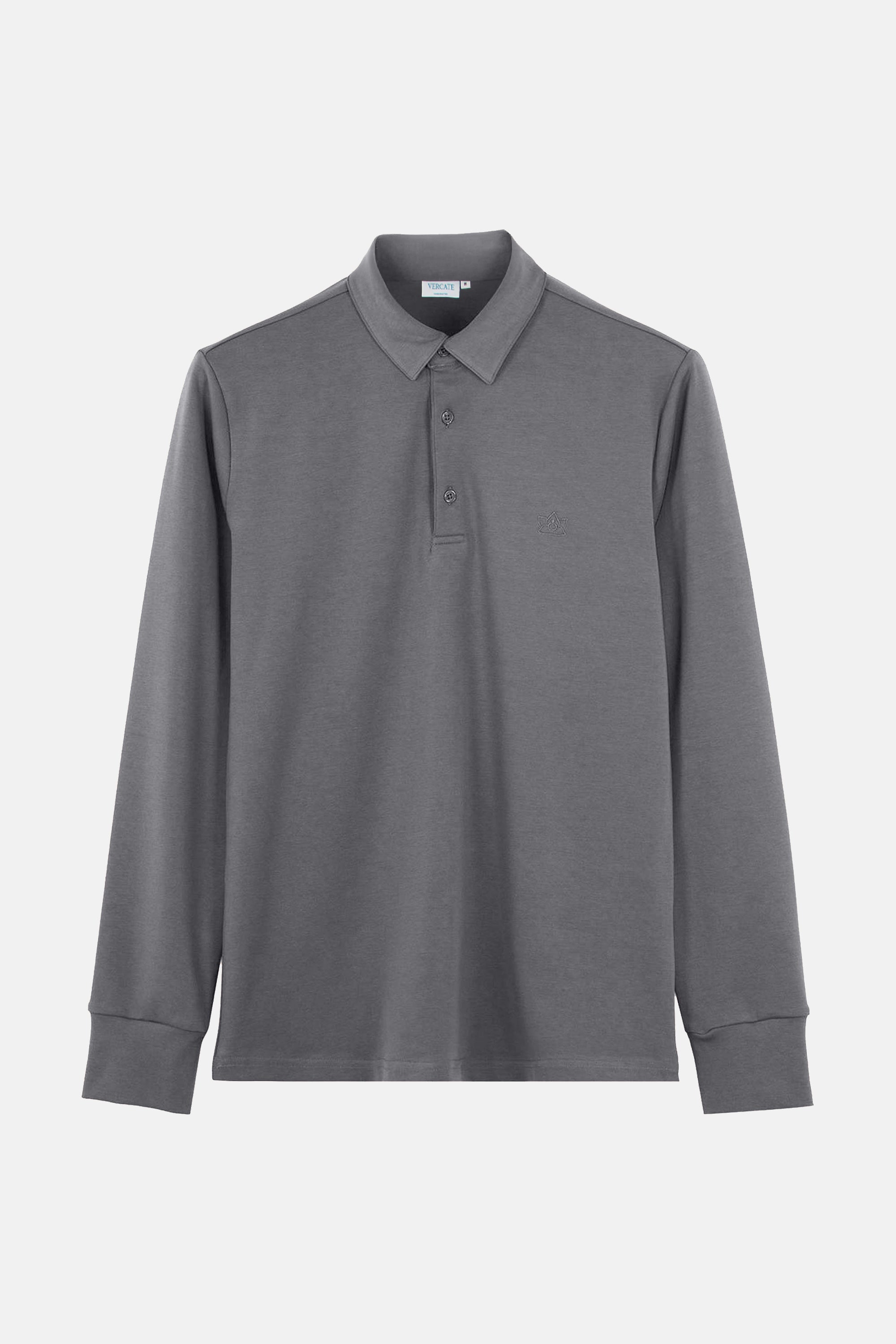 men's polo shirt long sleeve