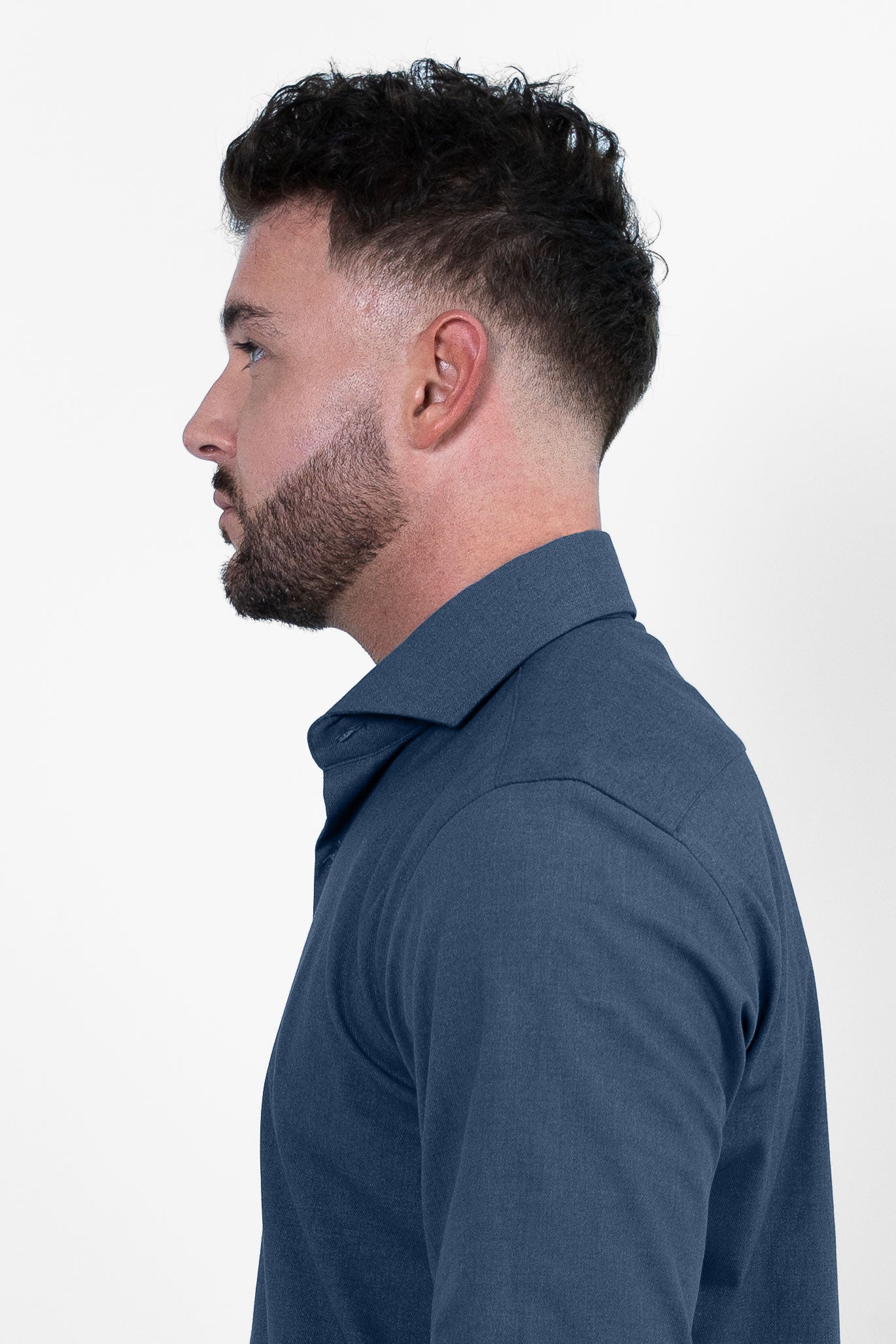 3_234eed36-24f6-4a90-af7f-556425e3a52b Vercate - Strijkvrij Kreukvrij Overhemd - Blauw - Regular Fit - Bamboe Katoen - Lange Mouw - Heren