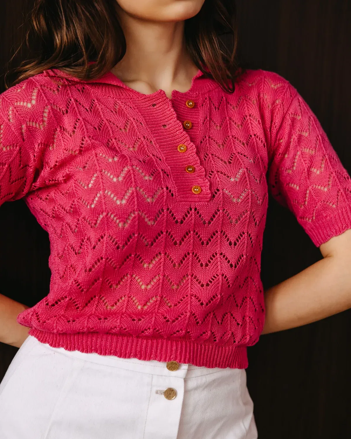 top ima in bably alpaca pink
