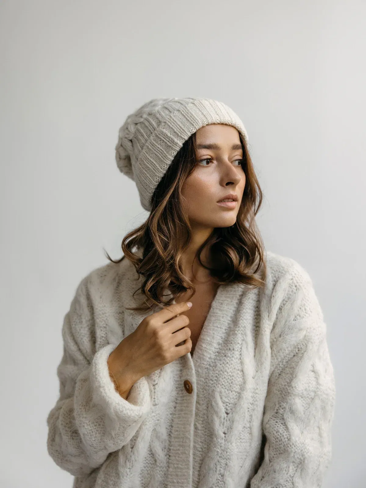 ita ito knitwear femme woman bonnet cap jasmin baby alpaga blanc white 001