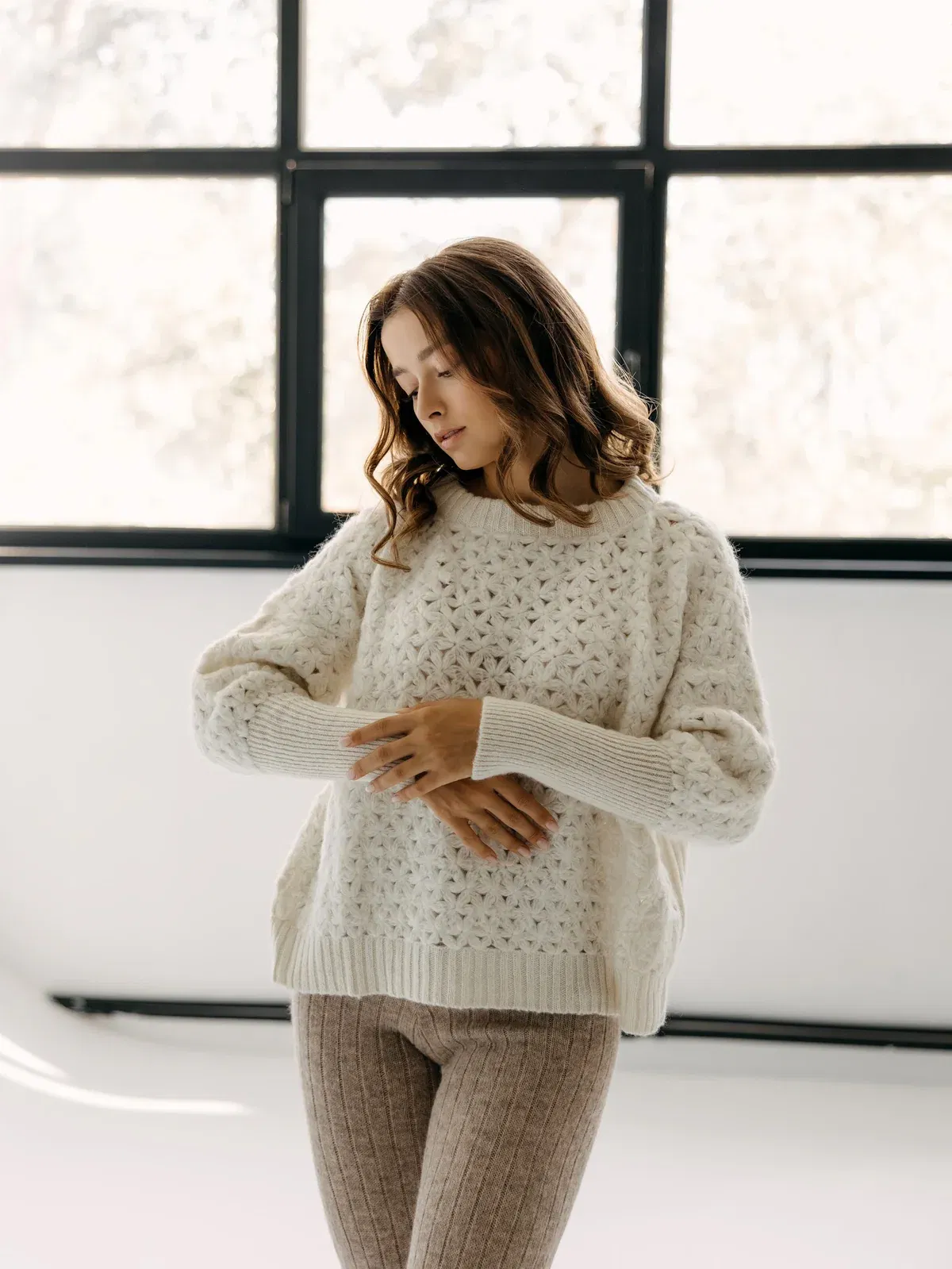 Jasmine Sweater - White