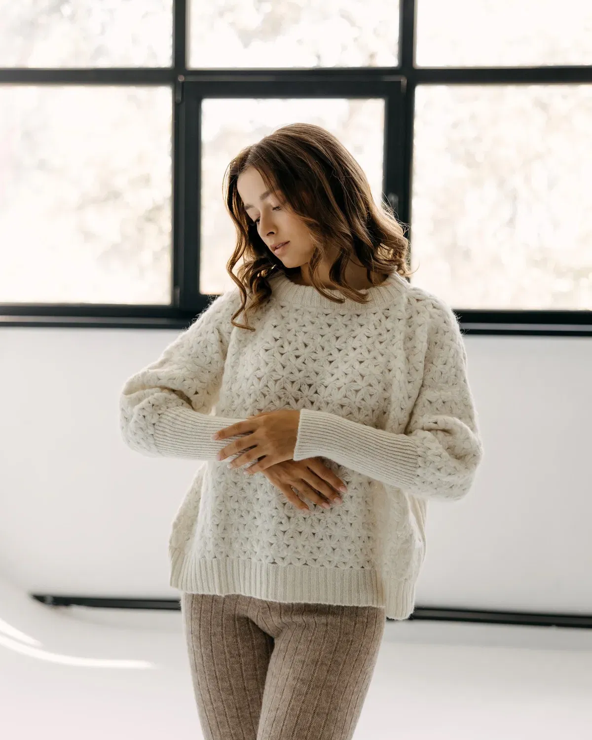 Jasmine Sweater - White