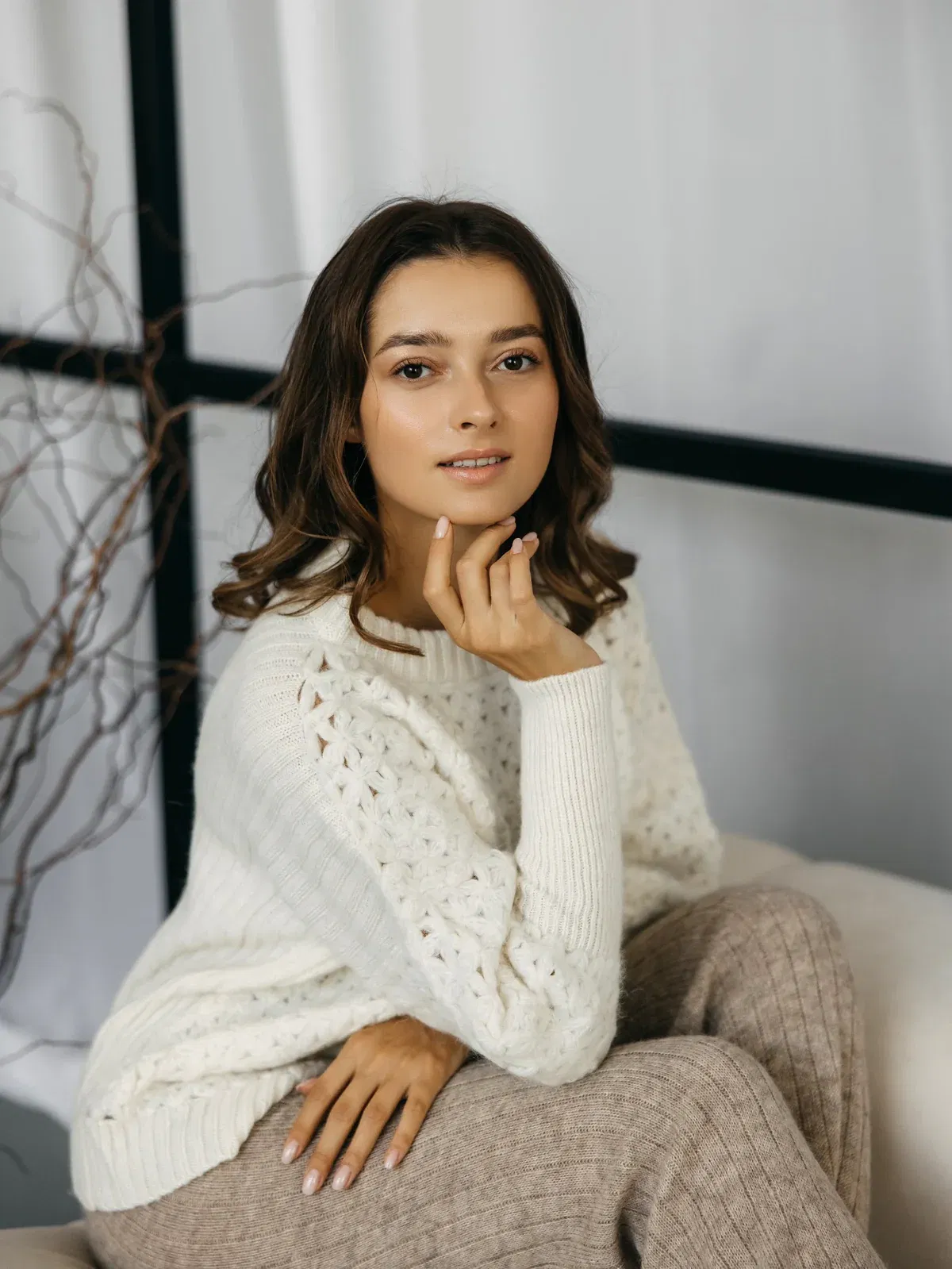 ita ito knitwear femme woman pull sweater jasmin baby alpaga blanc white 003