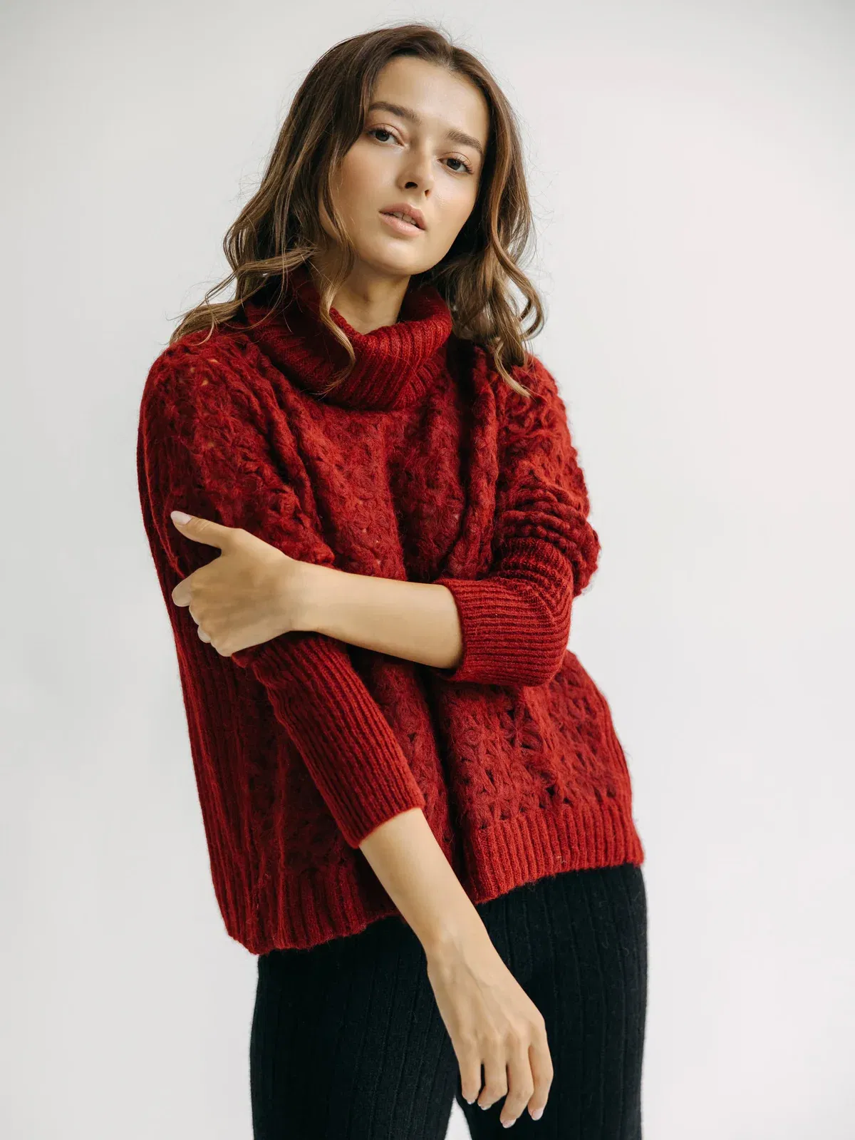 Jasmine Sweater - Bordeaux