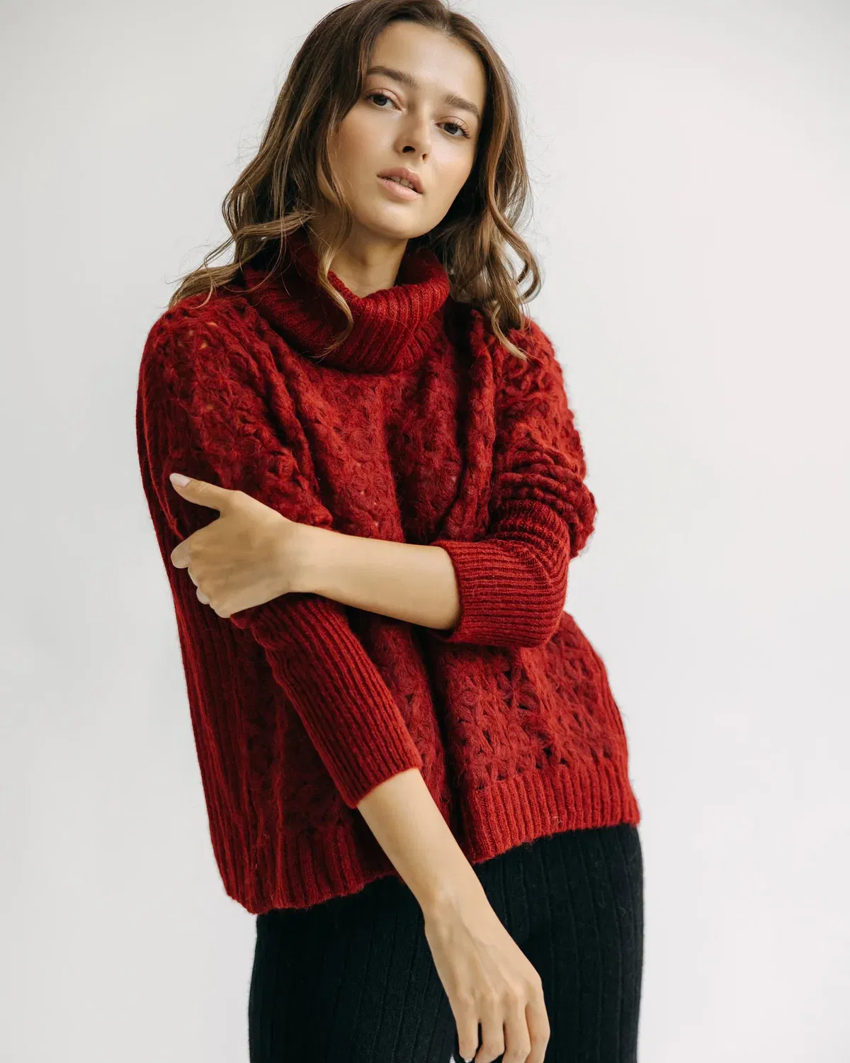 Jasmine Sweater - Bordeaux