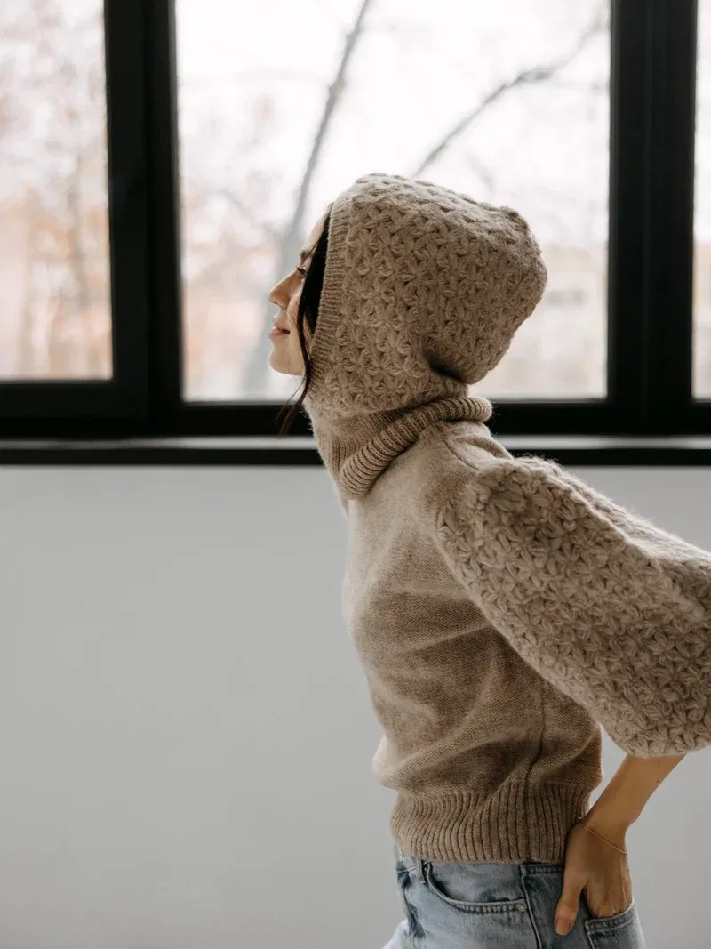 Jasmin Balaclava - Light Brown