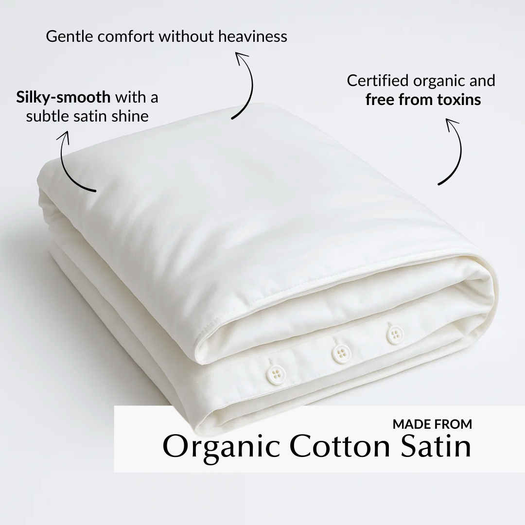 Soft & Silky Duvet Cover in White (Organic Cotton) 2 Soft & Silky Duvet Cover in White (Organic Cotton)