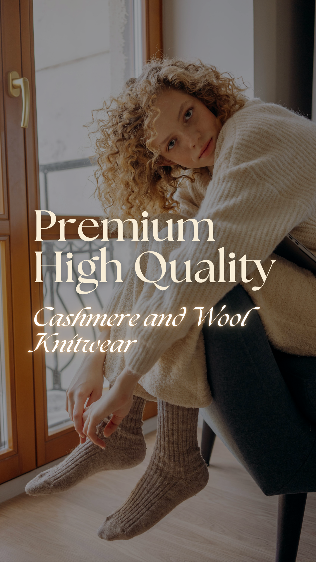 premium high quality cashmere and wool knitwear