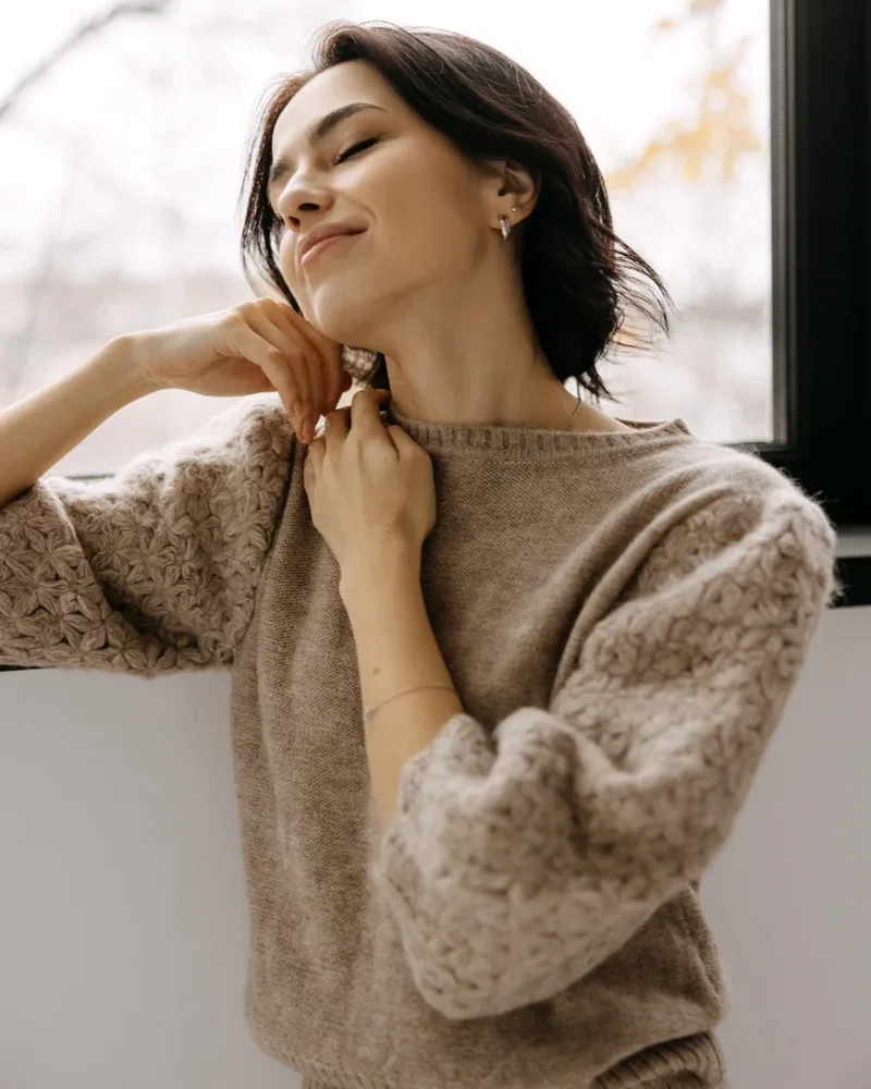 Mangas Fleurs Sweater