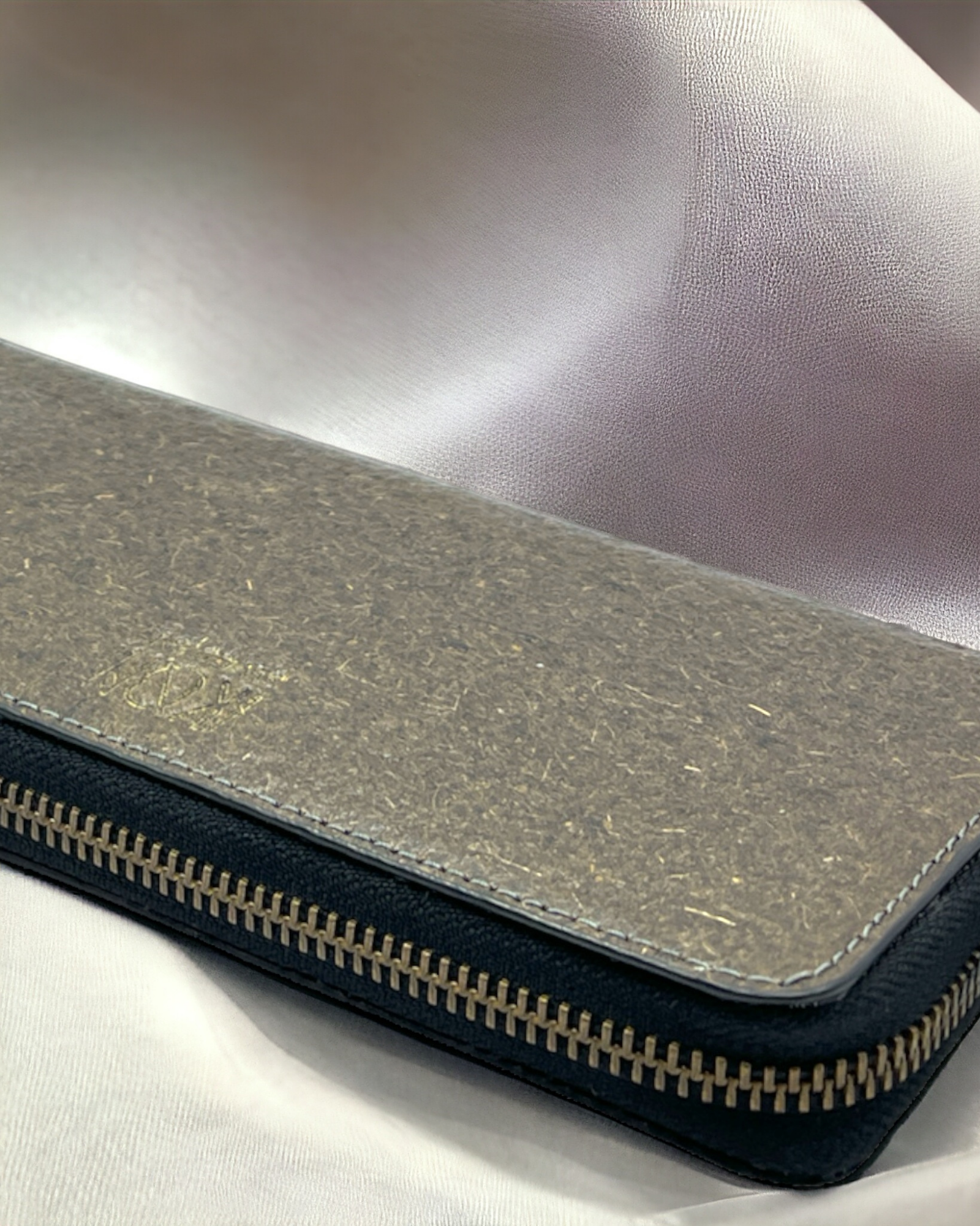 Kochi Long Zip Wallet - Ash Grey 3 Ash Gray Long Zip Wallet