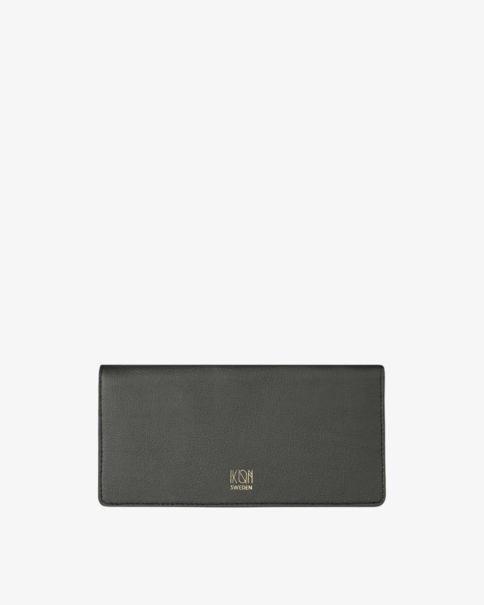 Black cactus leather women wallet