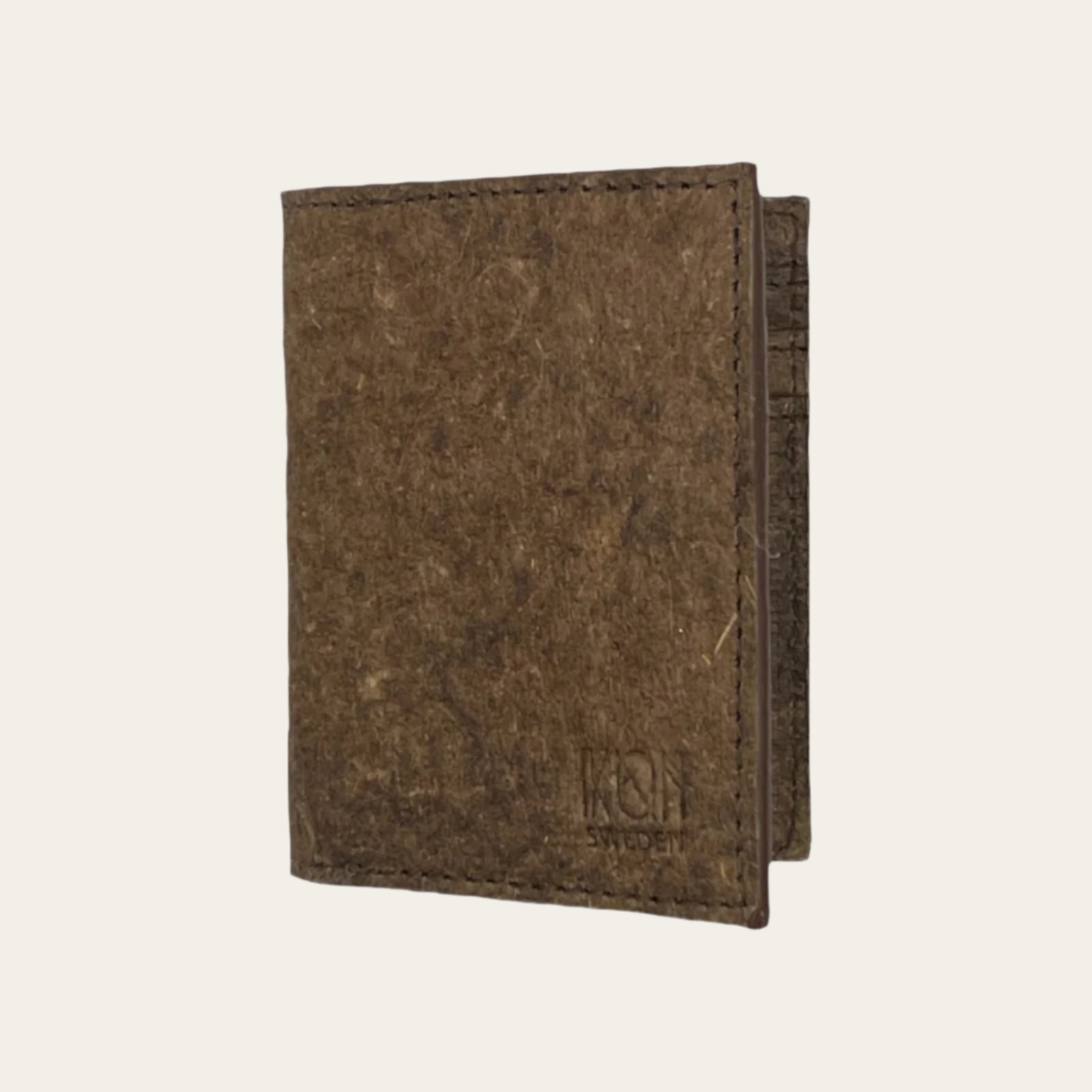 Compact Card Wallet 5 Dark Brown Vegan Card Wallet