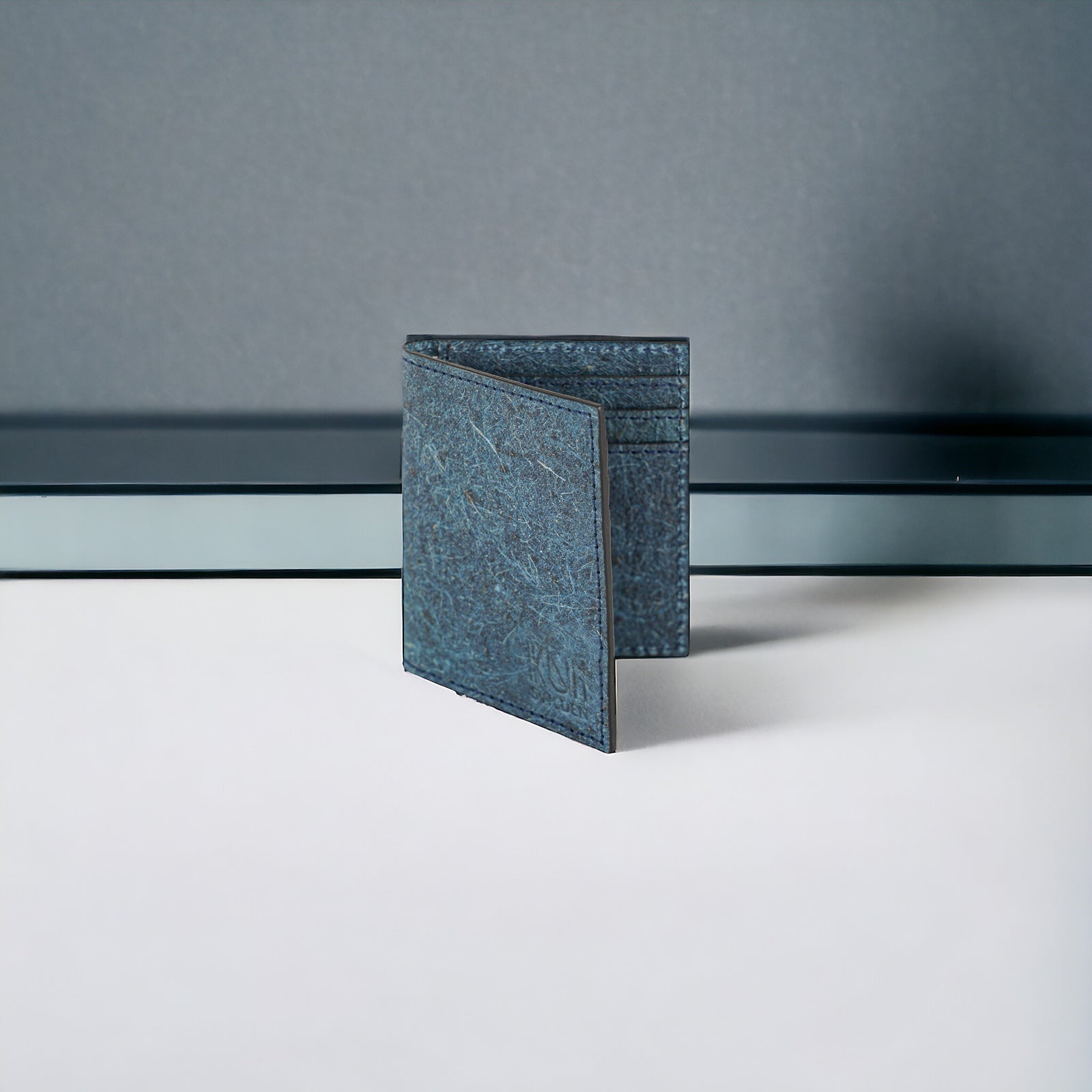 Compact Card Wallet 2 Dark Indigo Vegan Card Wallet