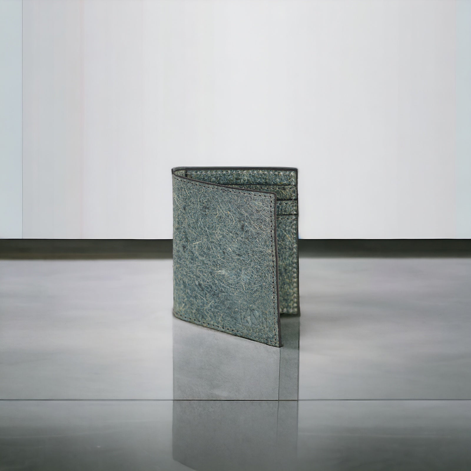 RFID Compact Card Wallet - Light Indigo 2 Oceanic Vegan Card Wallet