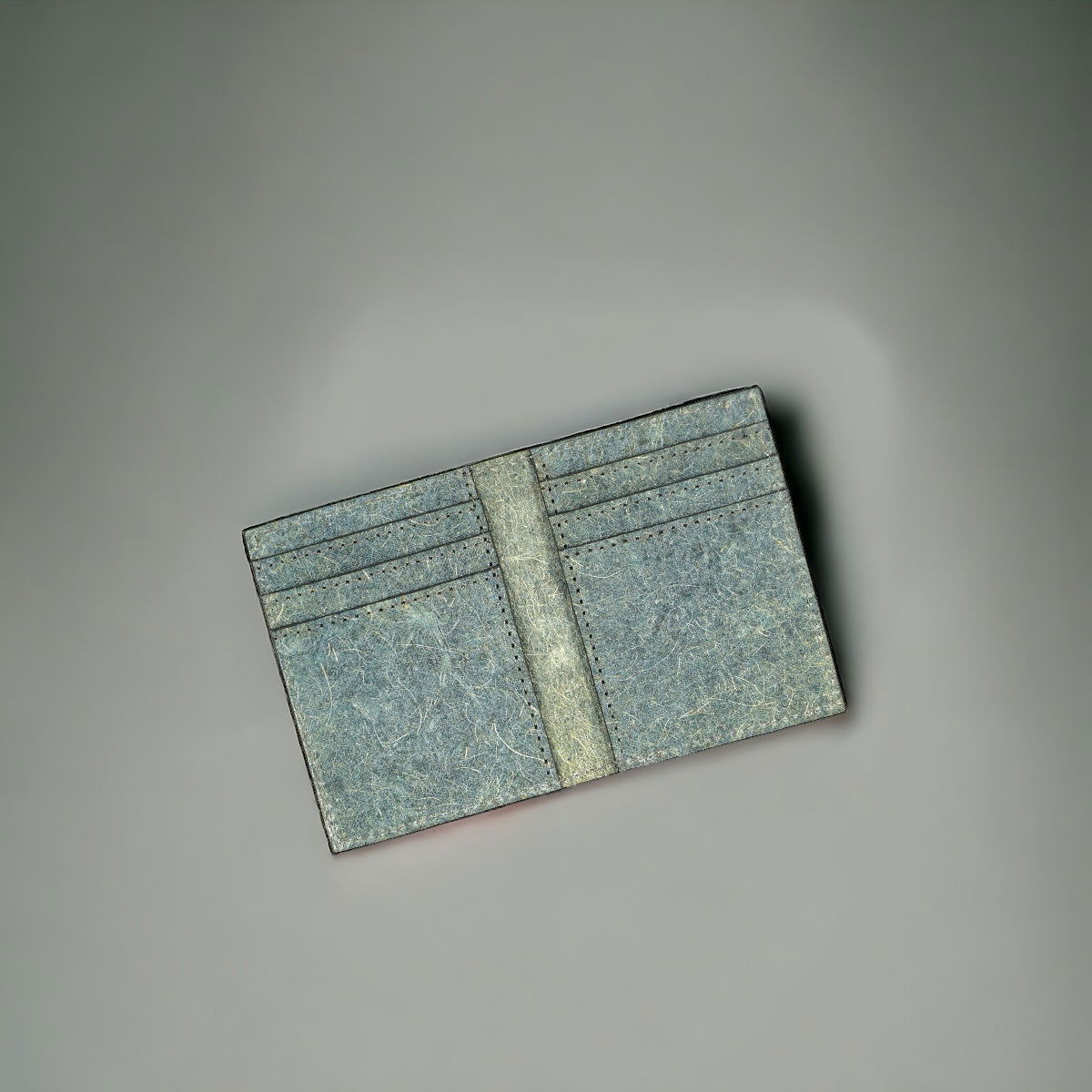 RFID Compact Card Wallet - Light Indigo 3 Oceanic Vegan Card Wallet