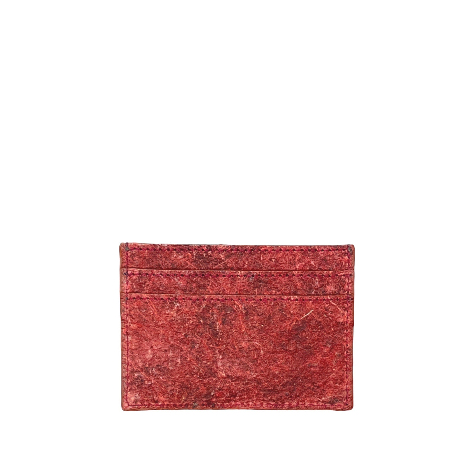 Kochi| Coconut Leather Card Holder - Wine Red 2 Wine Red vegan Card holder