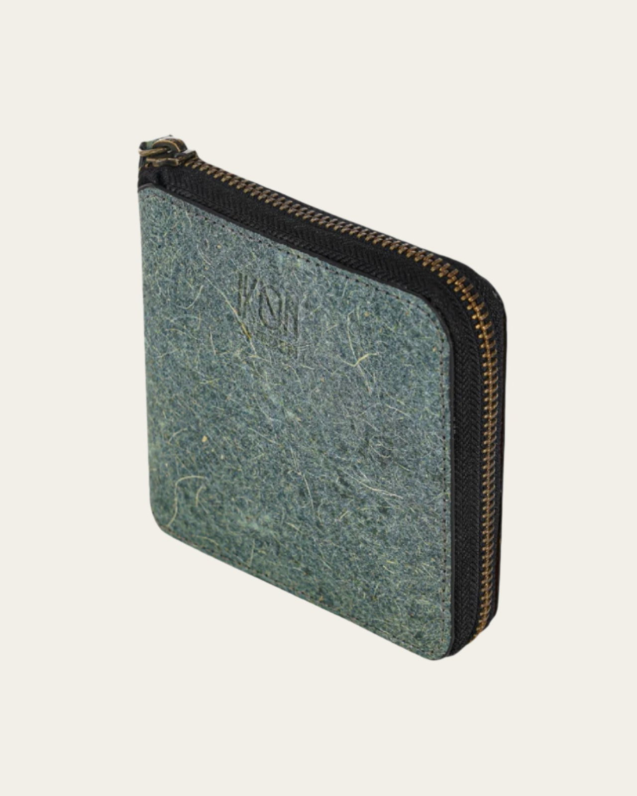 Oceanic vegan zip wallet