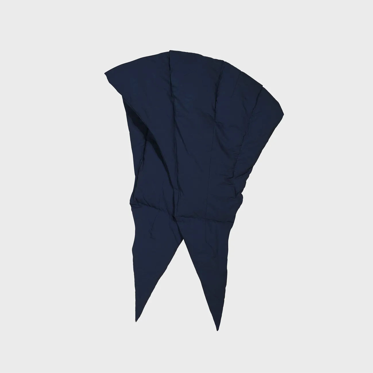 Winter Vegan Capuche Navy 4 Navy blue winter capuche made from vegan, recycled materials with a sleek, structured design. - The New Orchard - Navy Blue