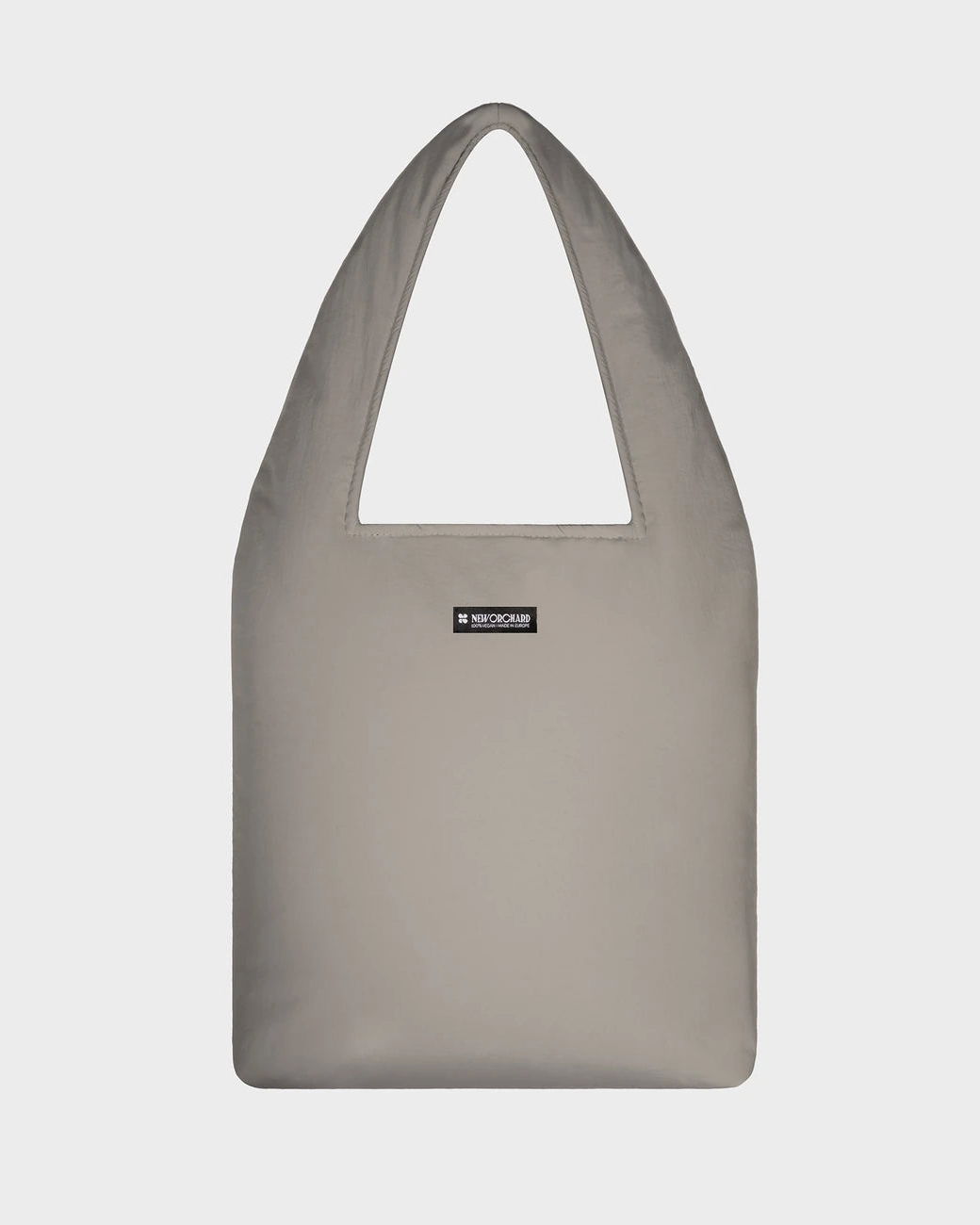 Beige vegan tote bag with pouch sustainable accessory