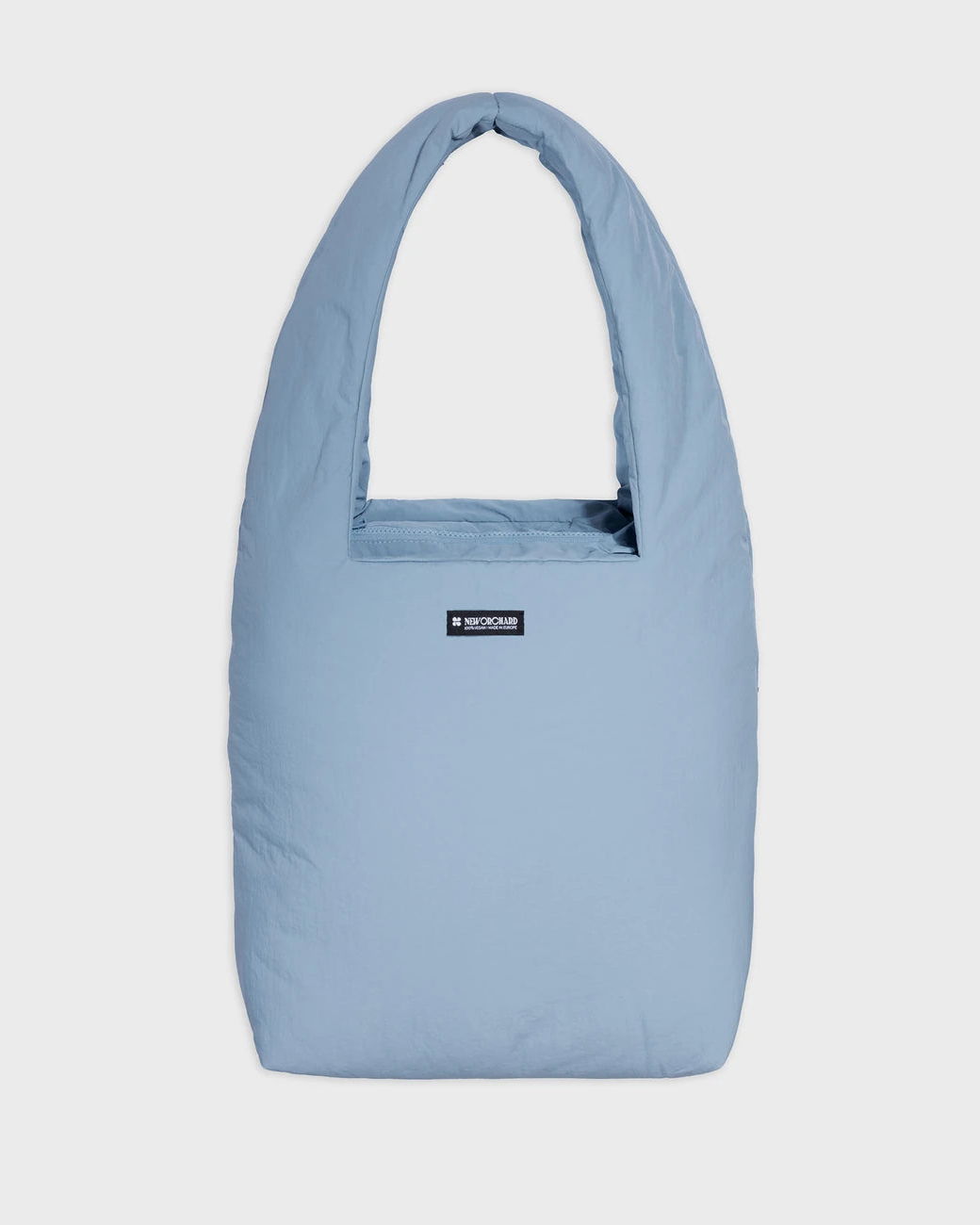 Light blue vegan crossbody bag with pouch cruelty free handbag