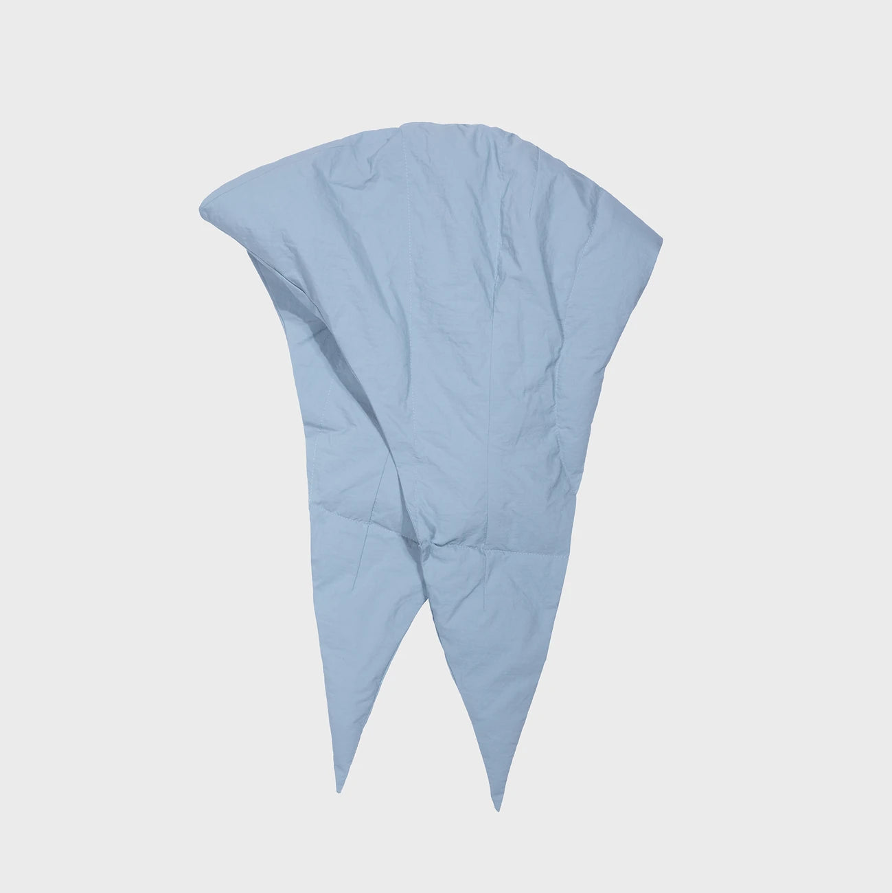 Winter Vegan Capuche Blue 5 Light blue winter hooded scarf vegan and sustainable