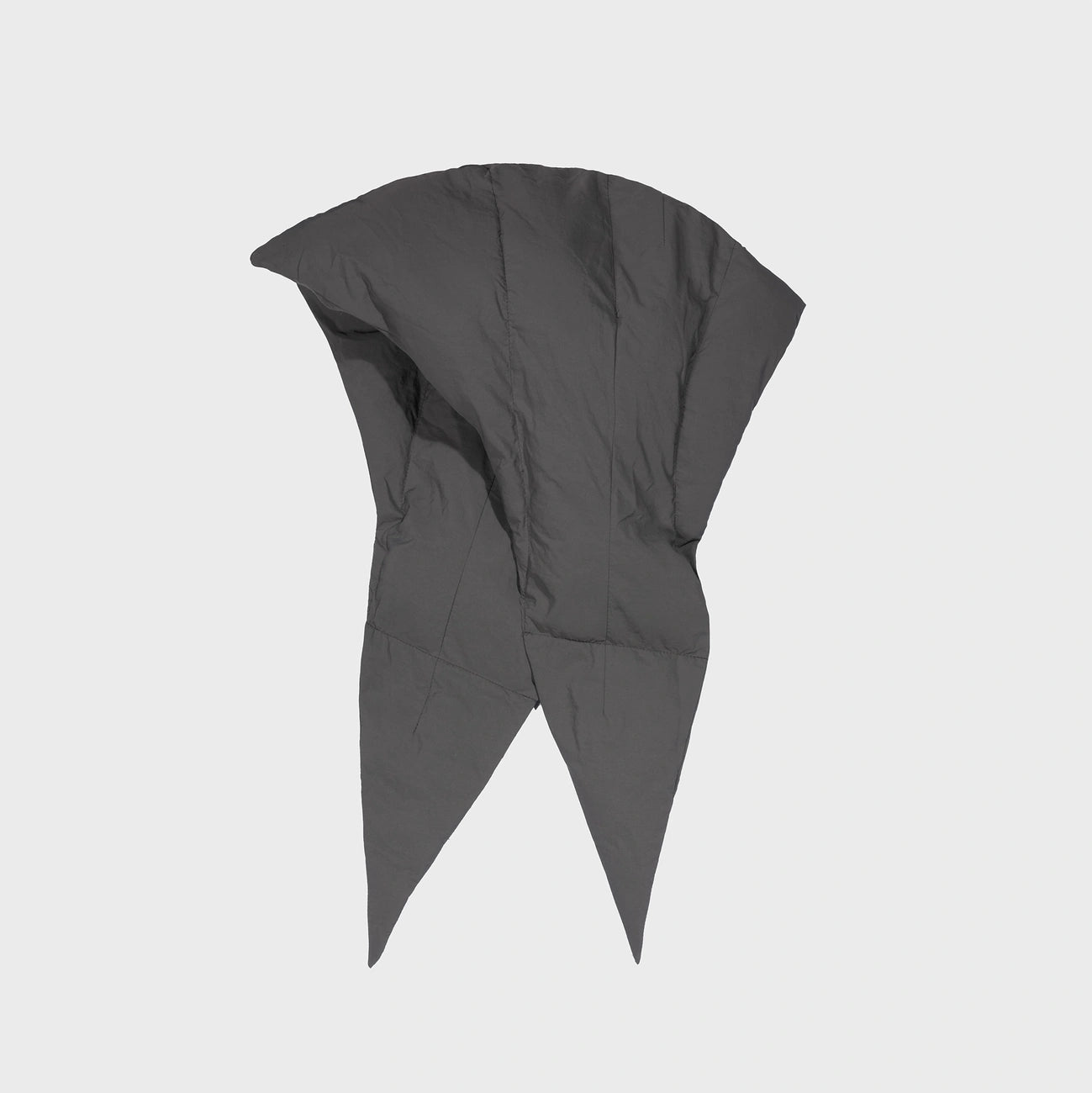 Winter Vegan Capuche Grey 4 Light grey vegan fleece lined scarf cruelty free winter accessory