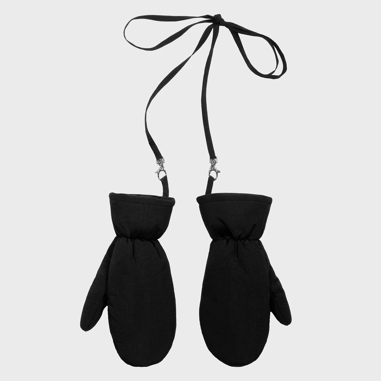 Winter Vegan Gloves Black 2 Black vegan warm mittens cruelty free thermal gloves