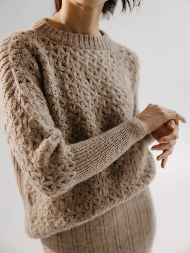Jasmine Sweater - Light Brown