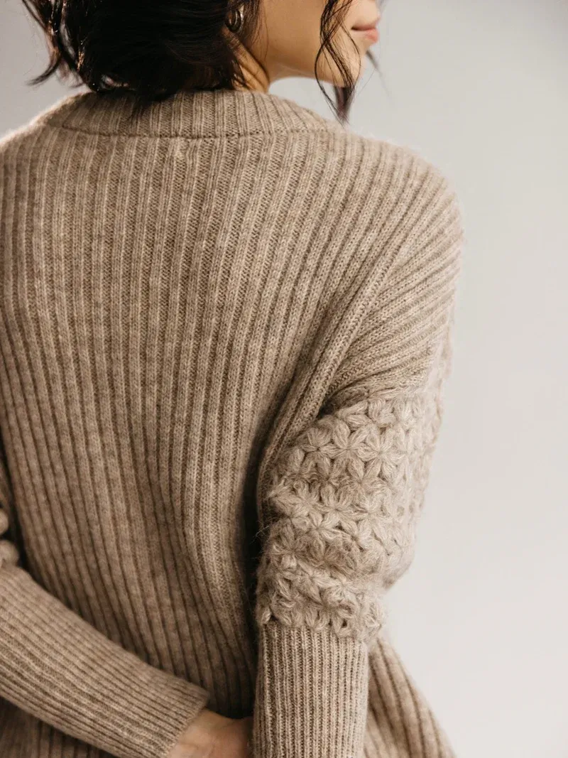 Jasmine Sweater - Light Brown