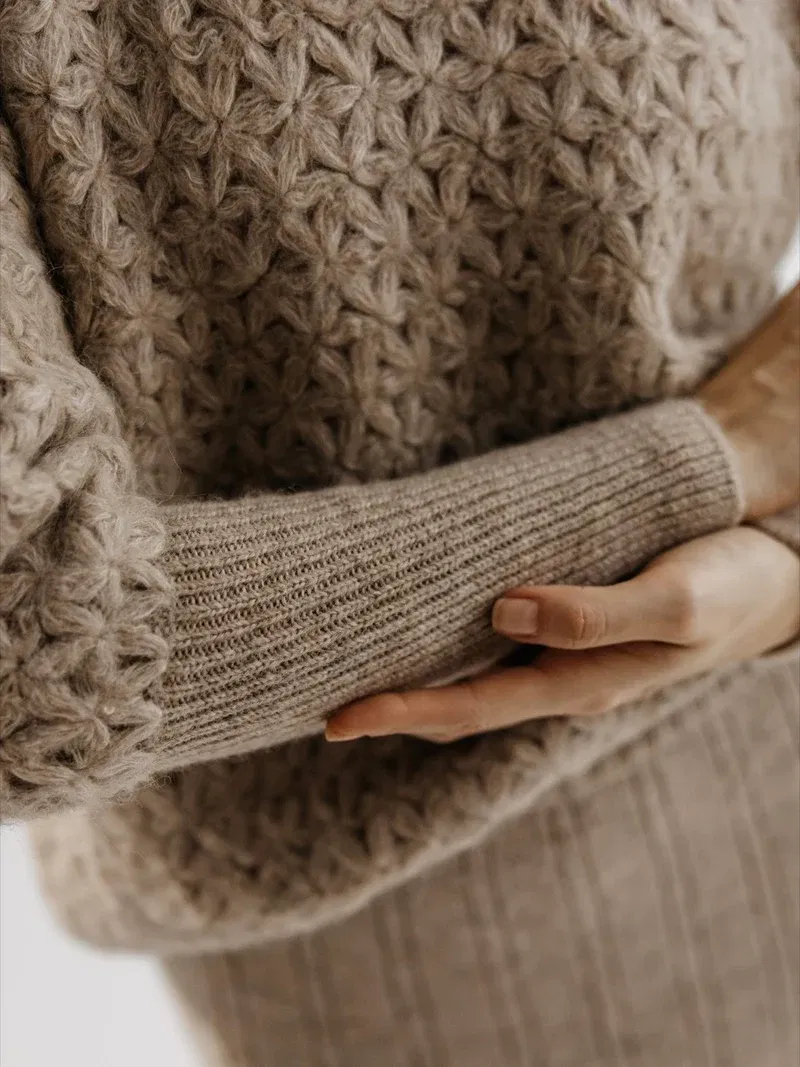 Jasmine Sweater - Light Brown