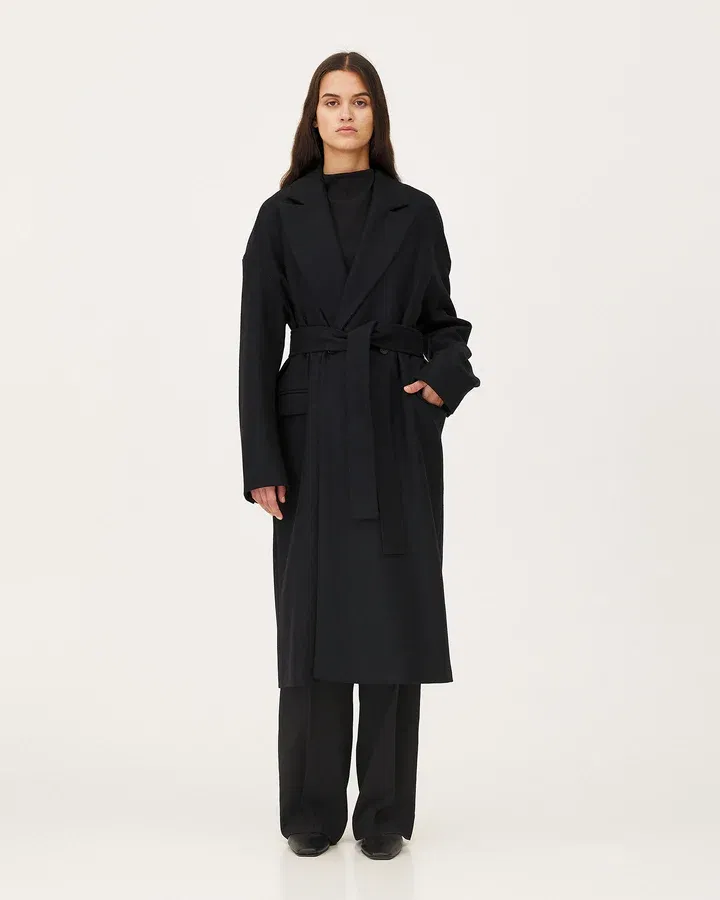 recycled cashmere coat noyoco paris