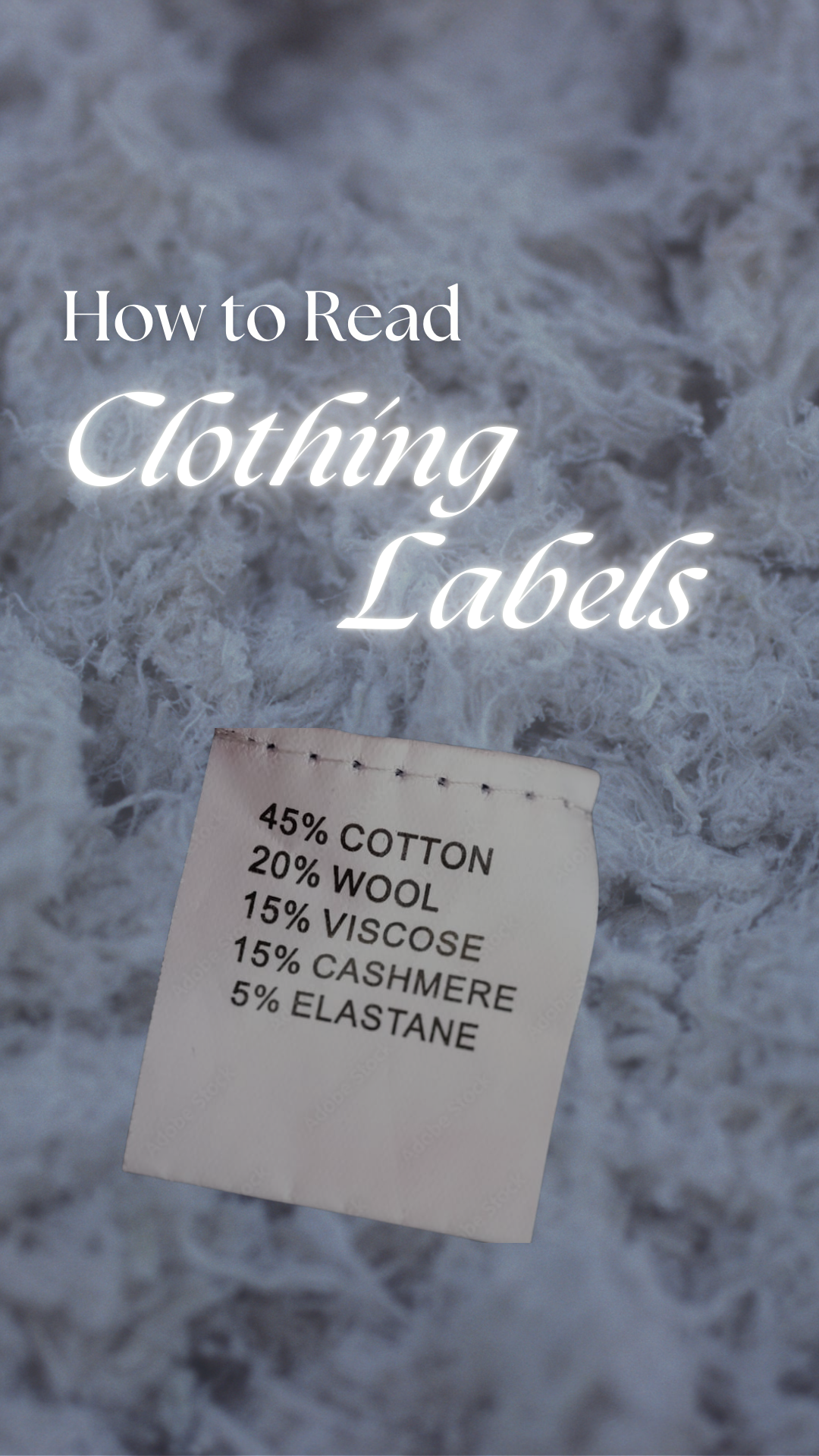 how to read clothing labels