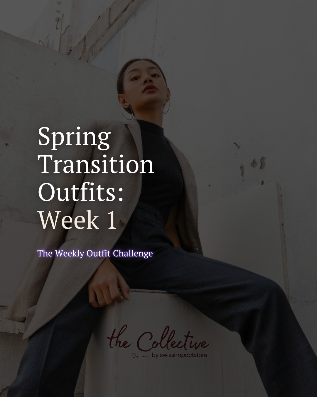 spring transition outfit challenge week 1