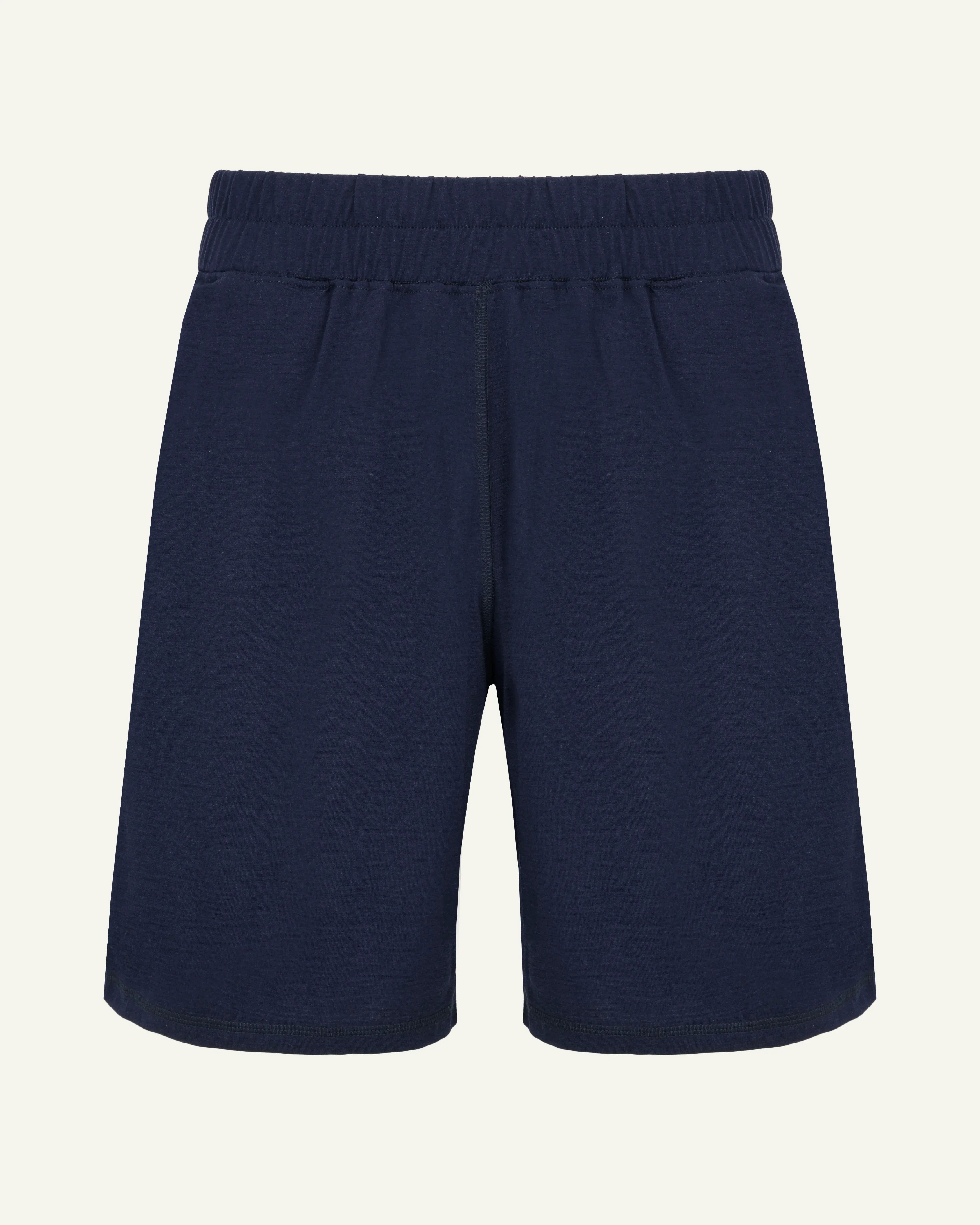 Men's Merino Wool Sports Shorts - Dark Blue - Zubek.Co