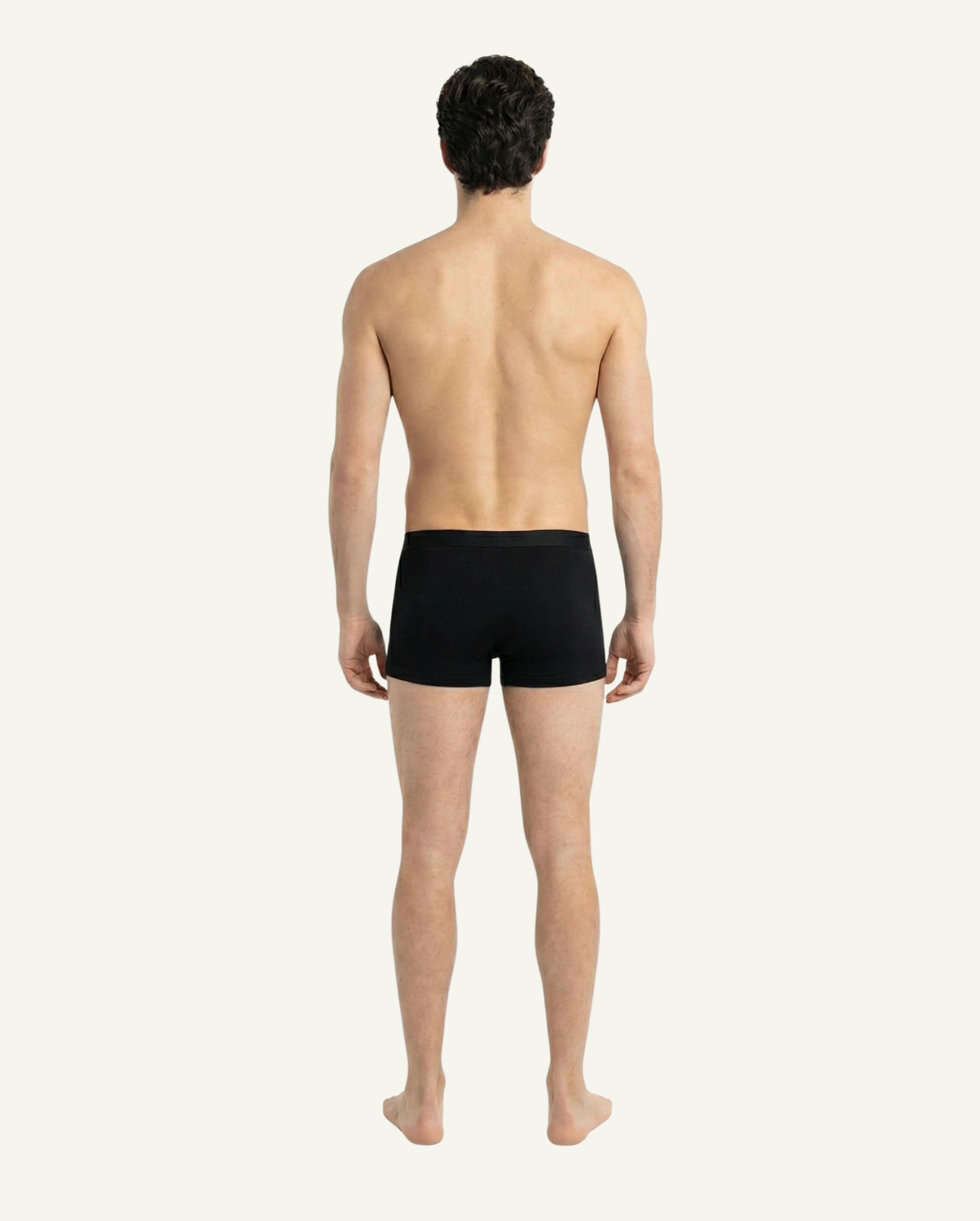 Men's Merino Wool Boxer Briefs | Breathable Natural Trunks 5 Merino Wool Boxers – Black - Zubek.Co