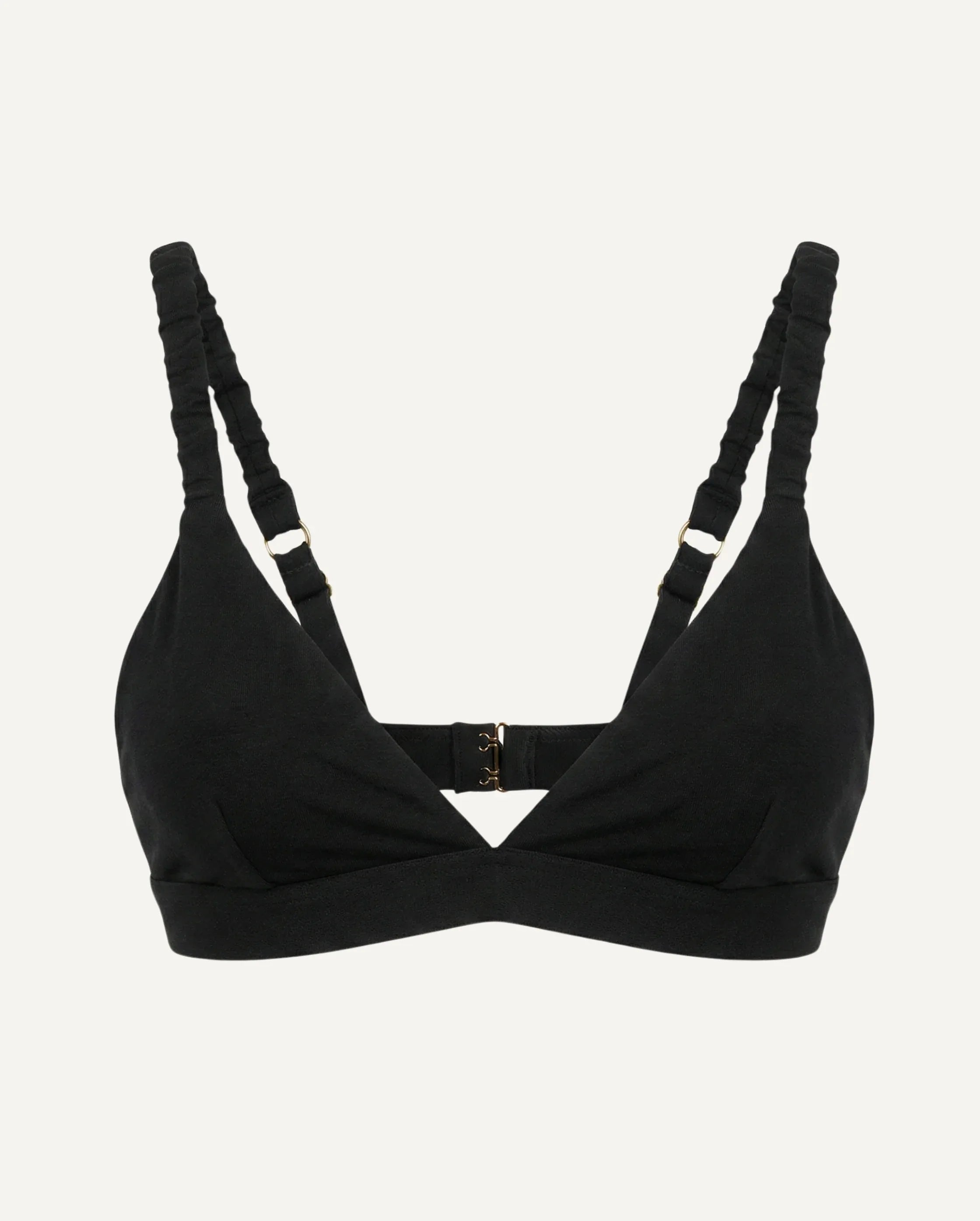 Merino Wool Bra – Black 2 Merino Wool Sports Bra – Black - Zubek.Co