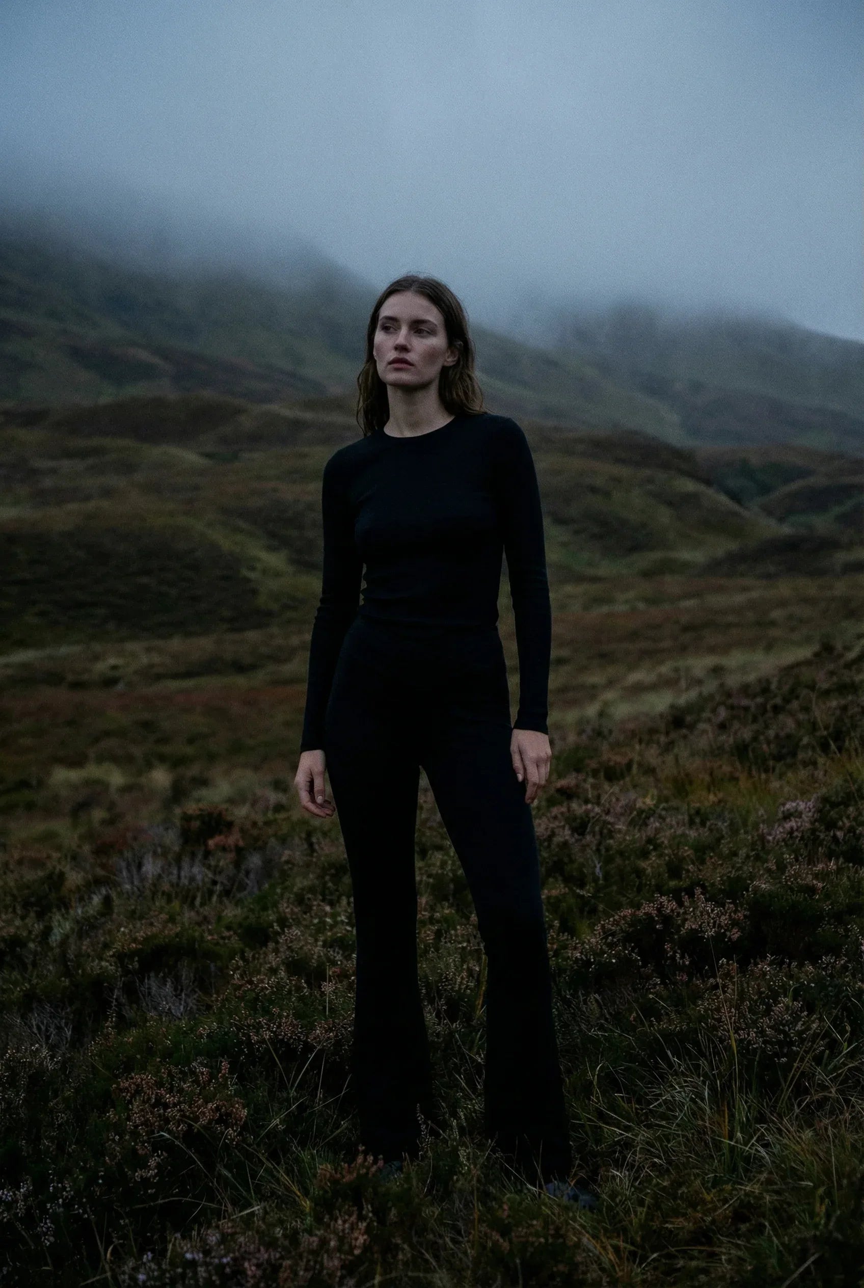 Merino Wool Longsleeve - Black - Zubek.Co