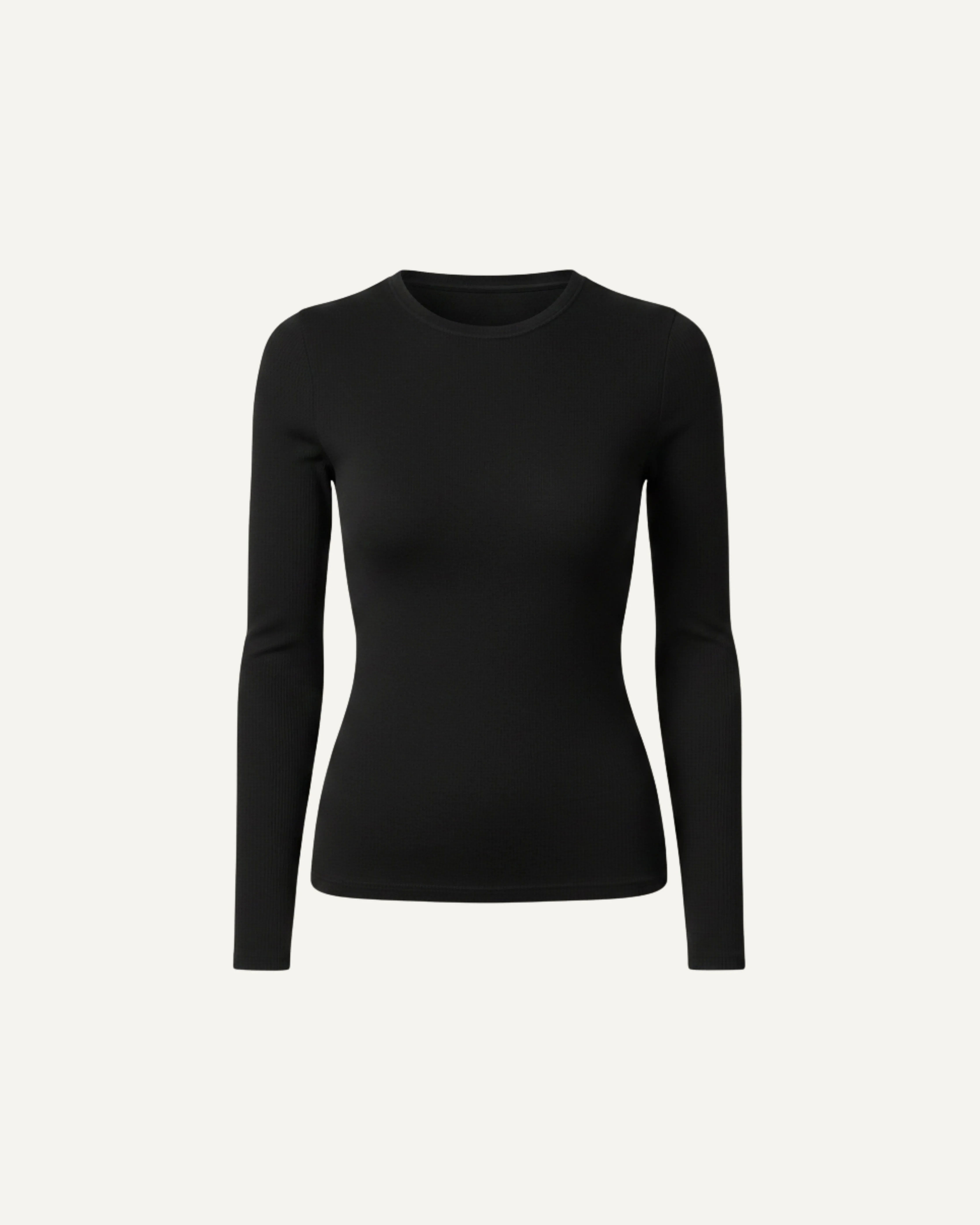 Merino Wool Longsleeve - Black - Zubek.Co